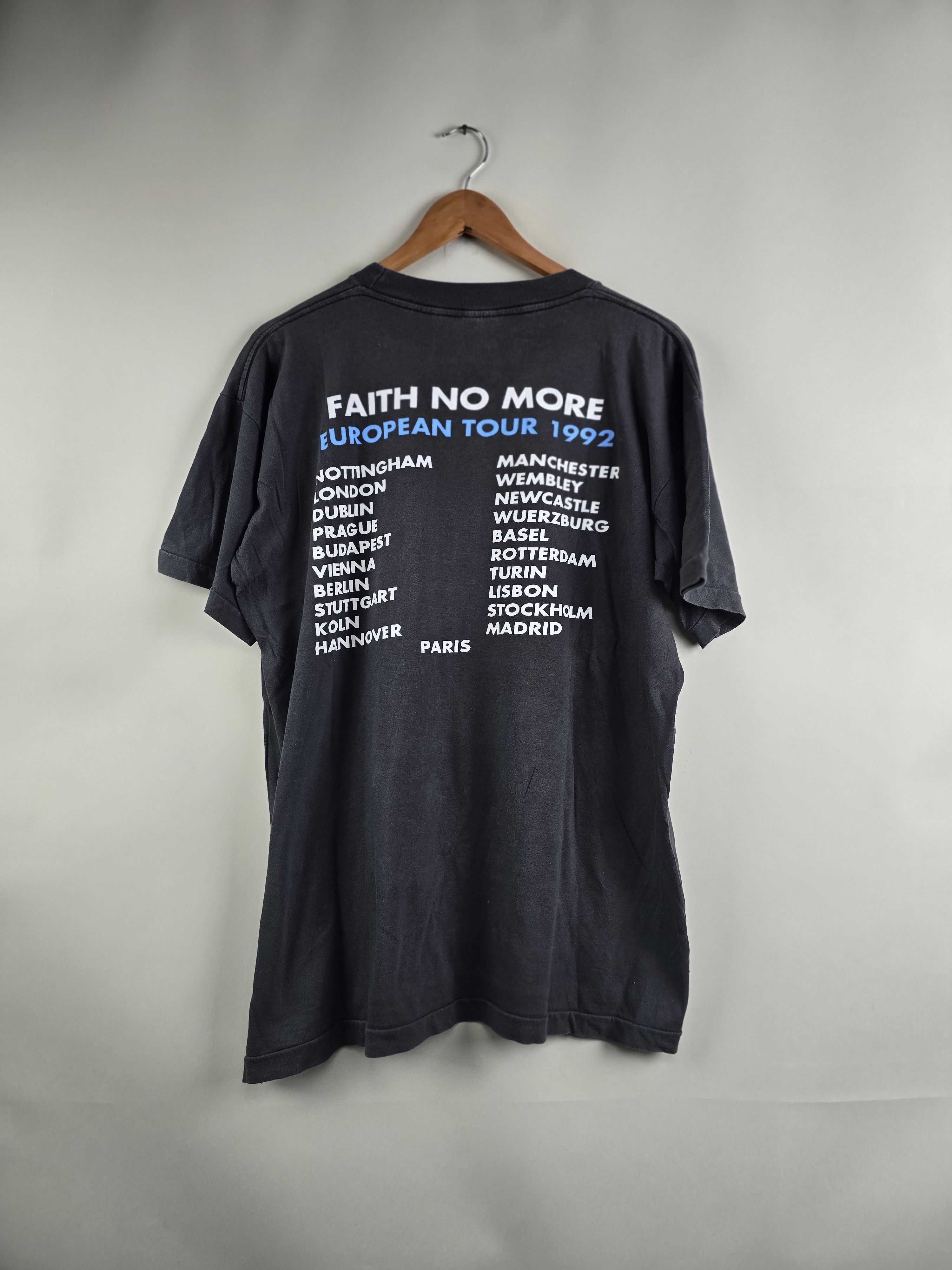 Band Tees × Vintage 1992 Faith no more European Tour L 23.5" 28" Size US L / EU 52-54 / 3 - 6 Thumbnail