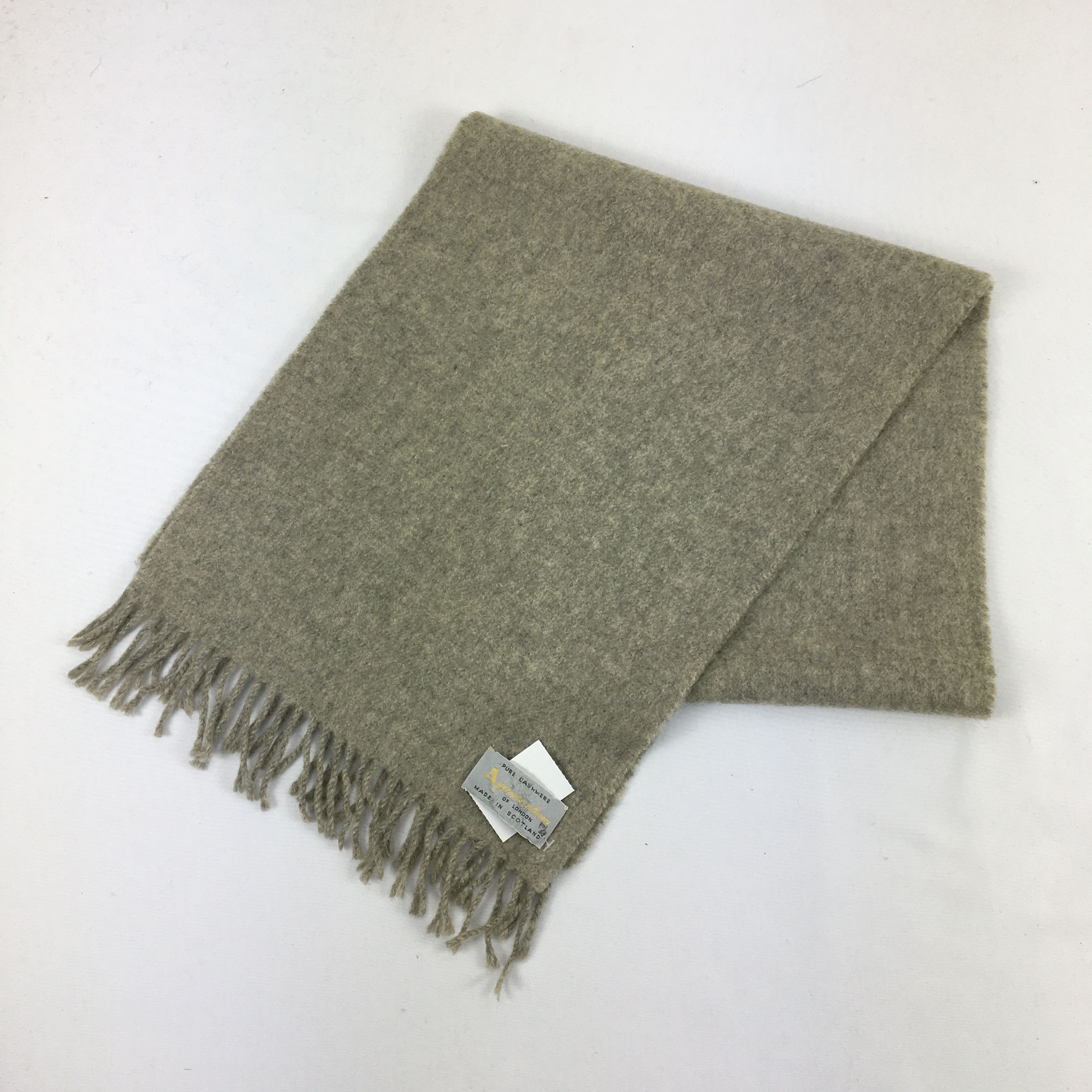 Aquascutum Vintage Aquascutum Wool Scarf Muffler Cashmere Scarves Size ONE SIZE - 3 Thumbnail