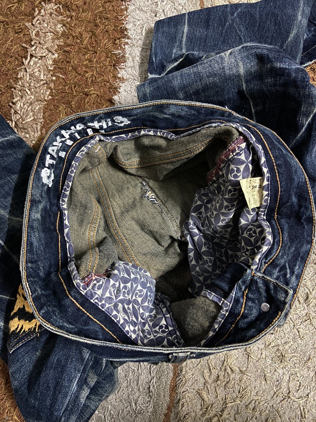 Le Grande Bleu (L.G.B.) Big Train Takahashi Denim Jeans Size US 36 / EU 52 - 15 Thumbnail