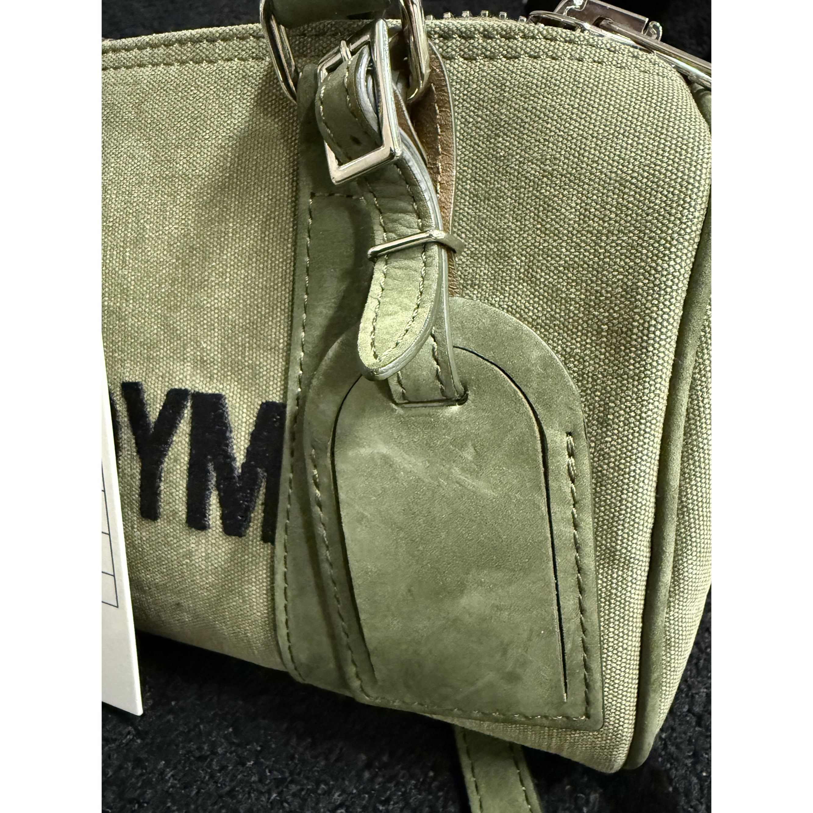 READYMADE Readymade Olive Green Canvas Overnight Bag Made In Japan Size ONE SIZE - 13 Thumbnail