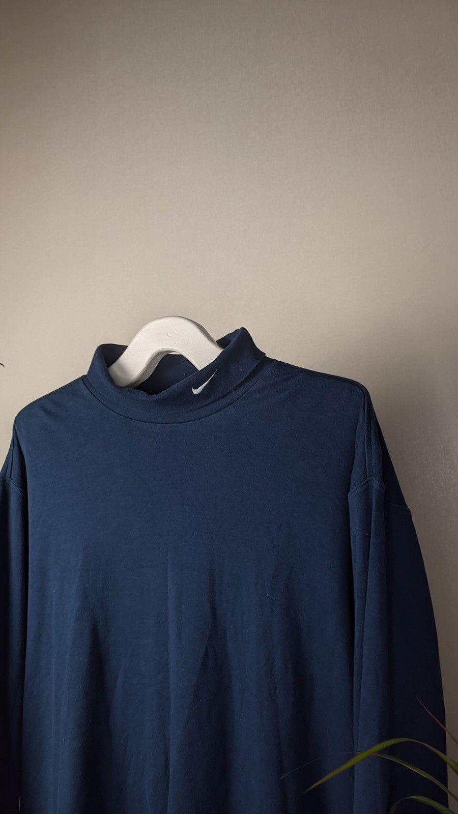 Japanese Brand × Nike × Vintage Y2K Nike 90s vintage faded turtleneck mini swoosh Size US XL / EU 56 / 4 - 2 Thumbnail