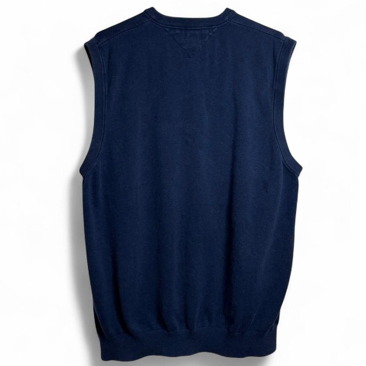 Tommy Hilfiger × Vintage Vintage Style Tommy Hilfiger Navy Sweater Vest Size US XXL / EU 58 / 5 - 6 Thumbnail