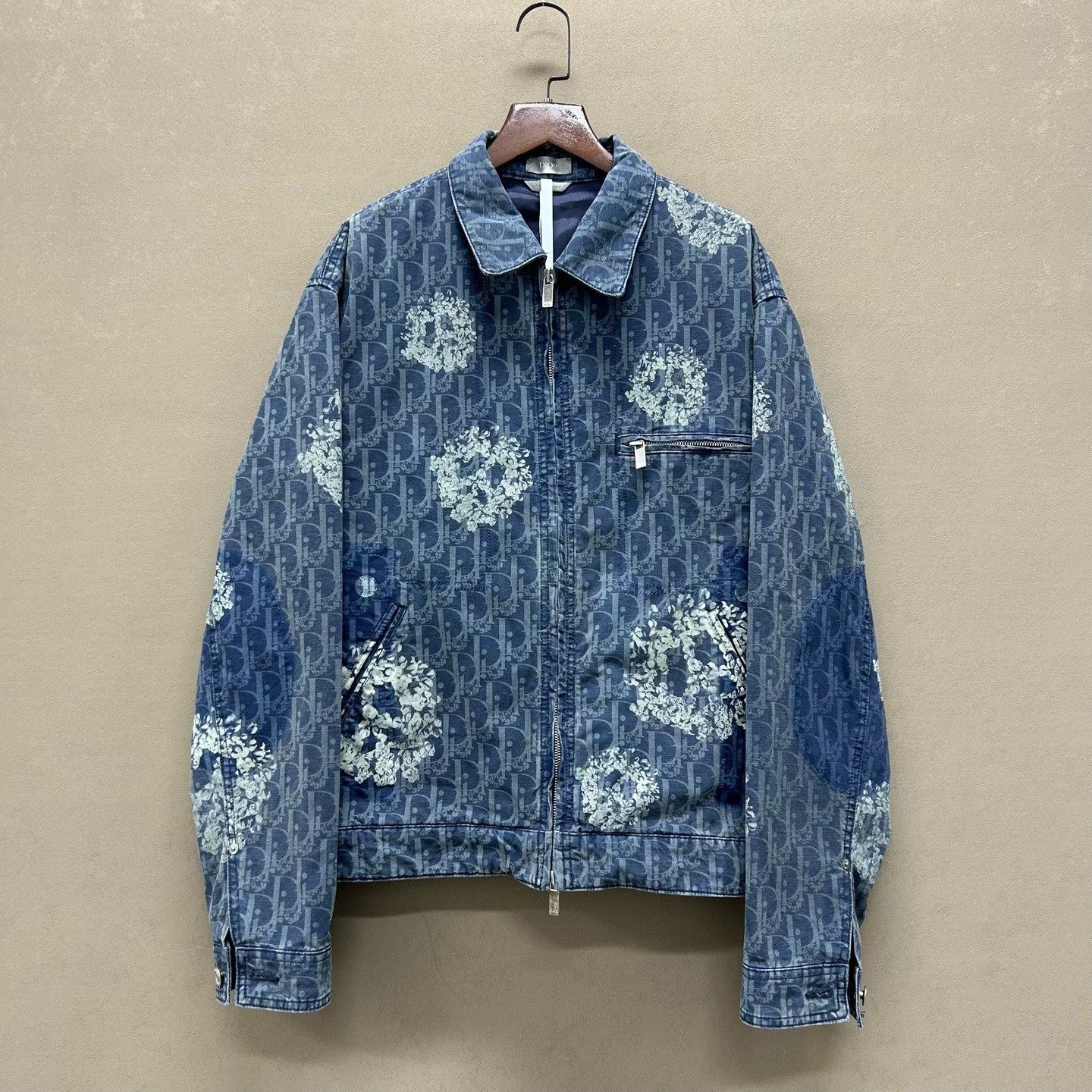 Dior dior cotton logo printed denim jacket Size US L / EU 52-54 / 3 - 1 Thumbnail