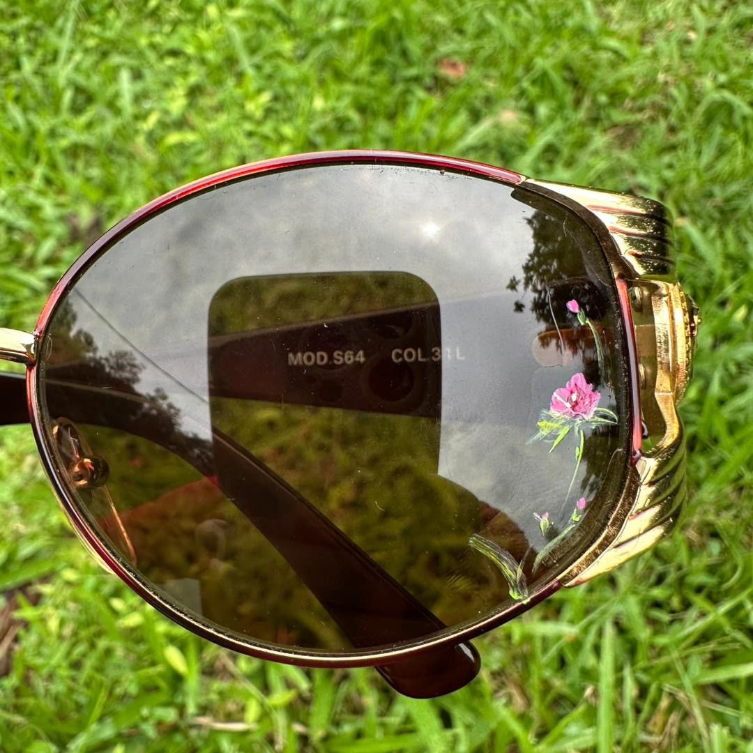 Versace Gianni Versace S64 31L Vintage Medusa Sunglasses Italy Size ONE SIZE - 15 Thumbnail
