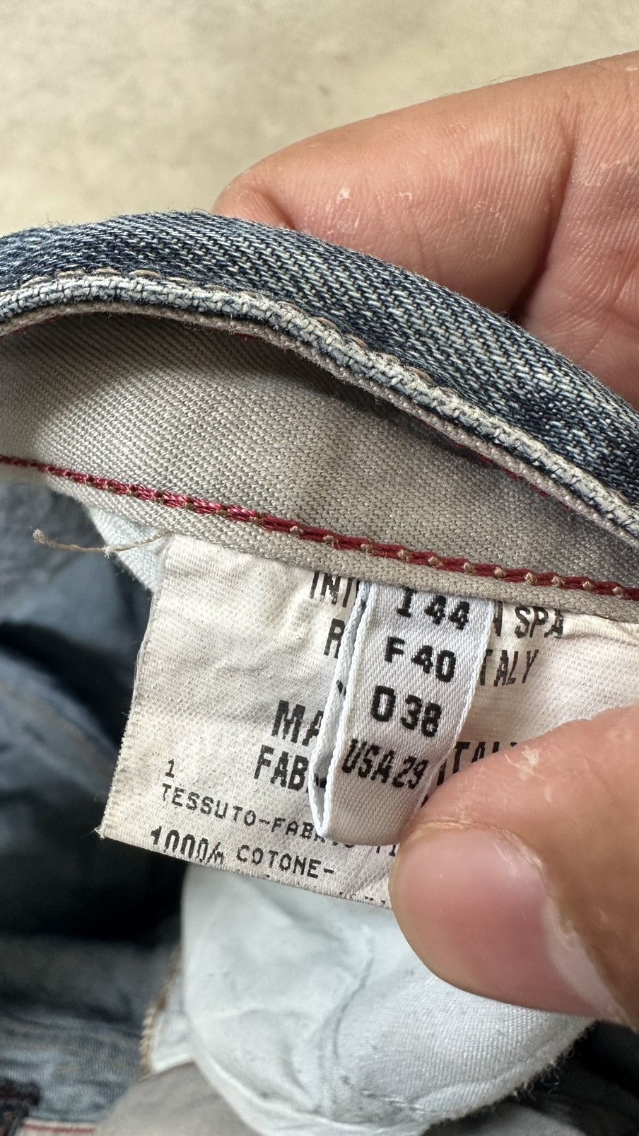 Marithe + Francois Girbaud MARITHE FRANCOIS GIRBAUD DENIM PANT Size US 34 / EU 50 - 10 Thumbnail