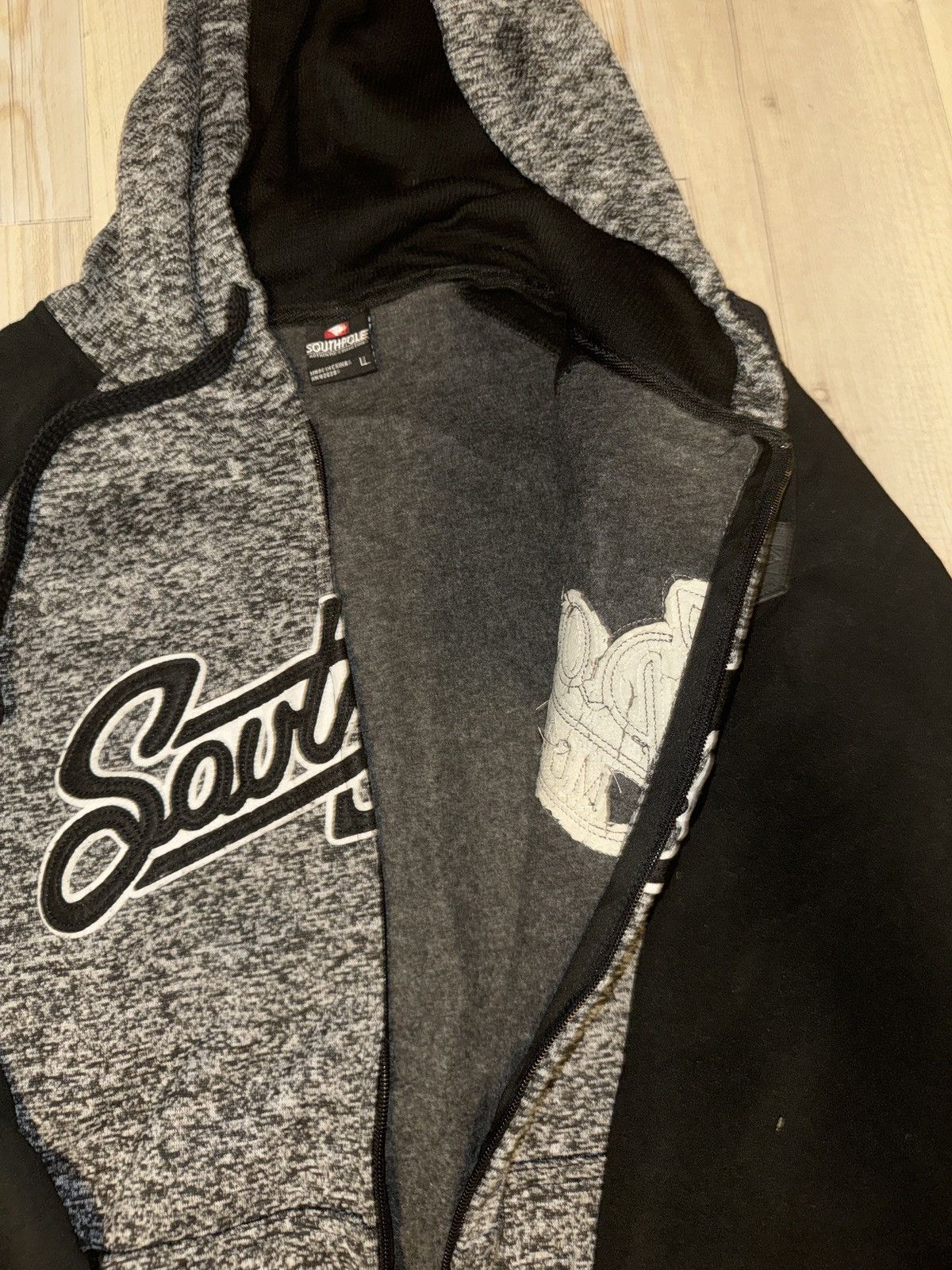 Southpole × Vintage SOUTHPOLE ZIP UP JACKET Y2K Size US L / EU 52-54 / 3 - 3 Thumbnail