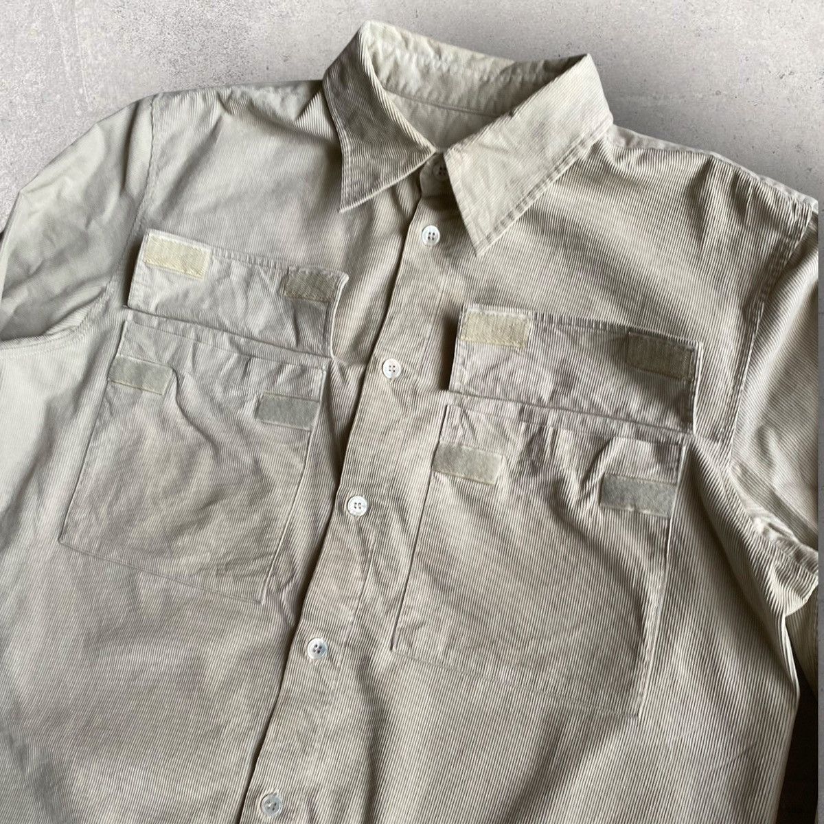 Archive 1998 Double Velcro Pocket Corduroy Shirt