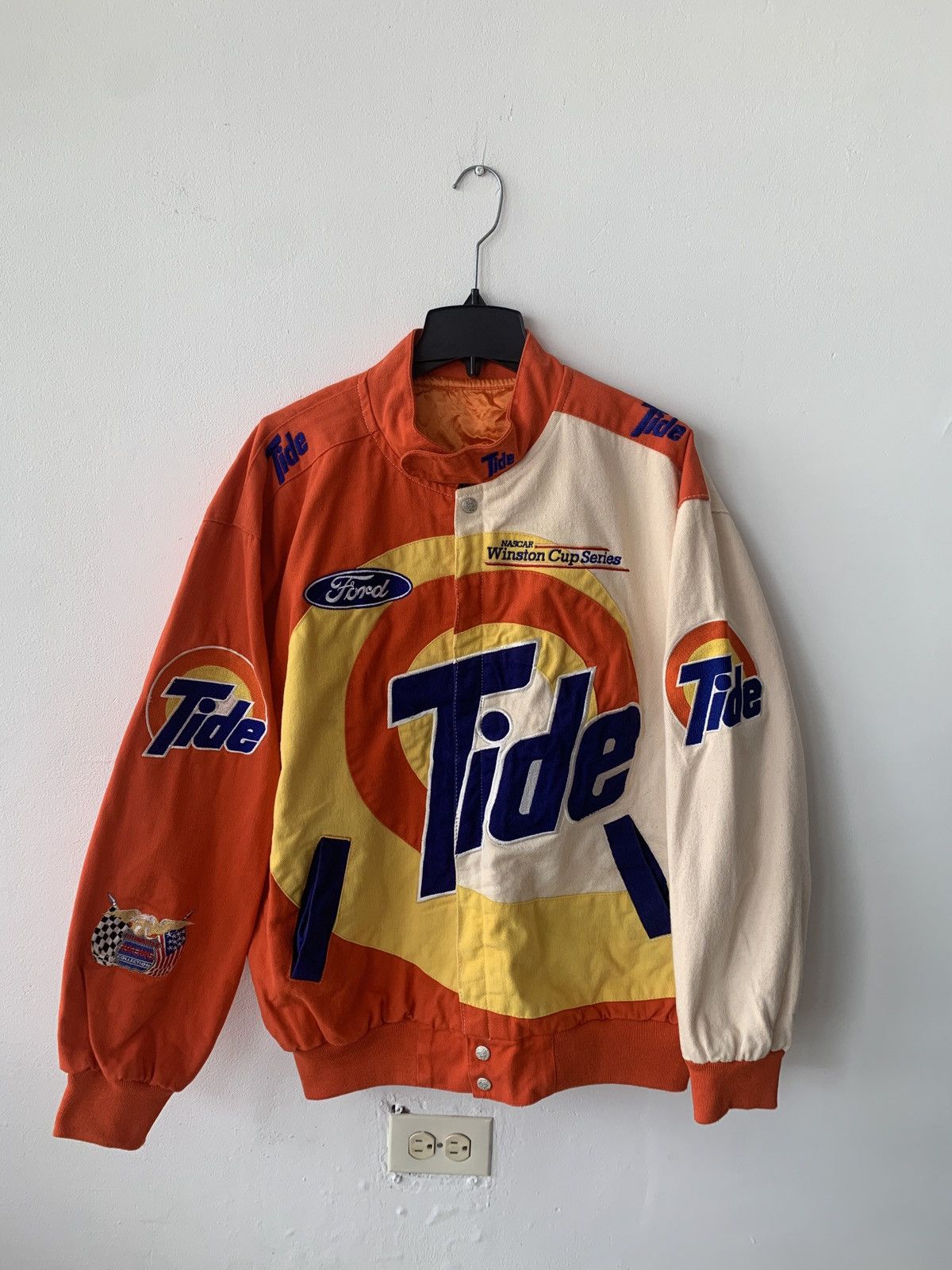 Vintage NASCAR Winston Cup Series Tide top Racing Jacket