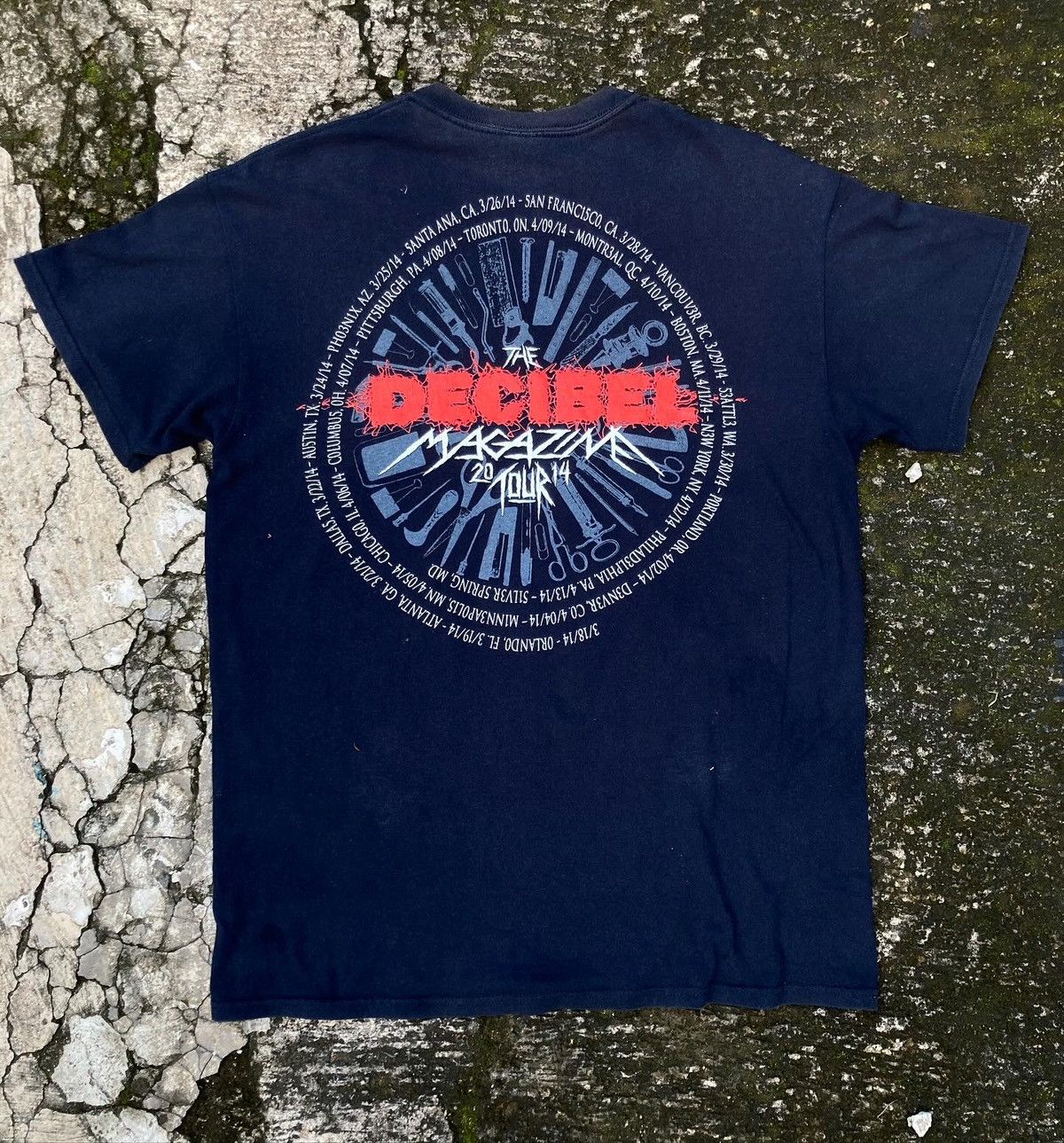 Band Tees Tshirt carcass decibel tour 2014 Size US M / EU 48-50 / 2 - 2 Thumbnail