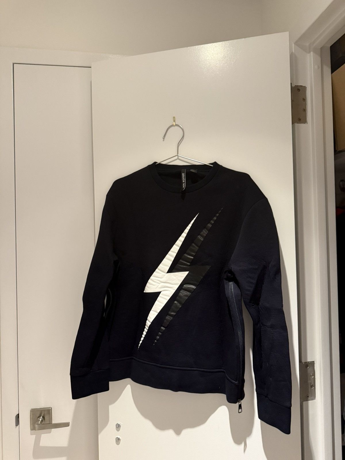 Neil Barrett Neil Barret Lightning Bolt Crew Size US M / EU 48-50 / 2 - 1 Thumbnail