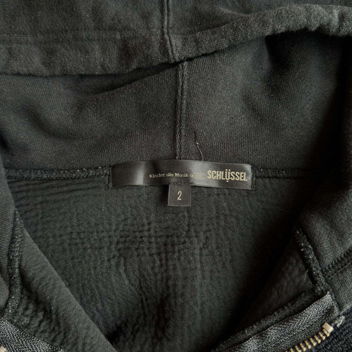 Schlussel Terry Cloth Inverted Fabric Patches Hoodie Size US M / EU 48-50 / 2 - 8 Thumbnail