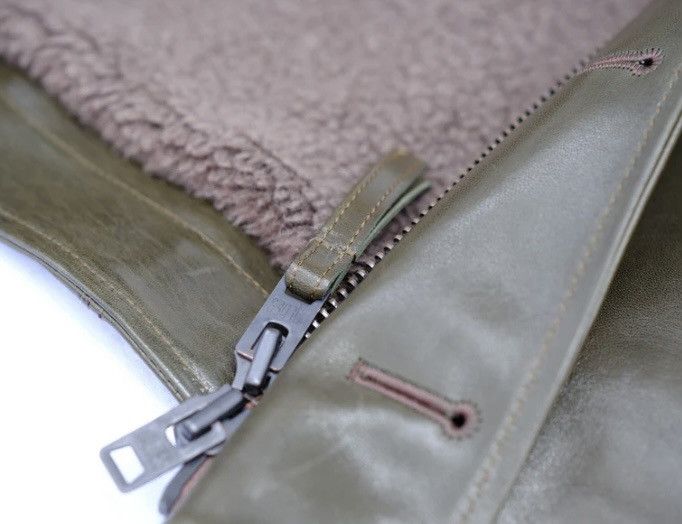 Y'2 Leather Y2 Leather 1.3mm Olive N1 Deck Jacket Size US XXS / EU 40 - 11 Thumbnail