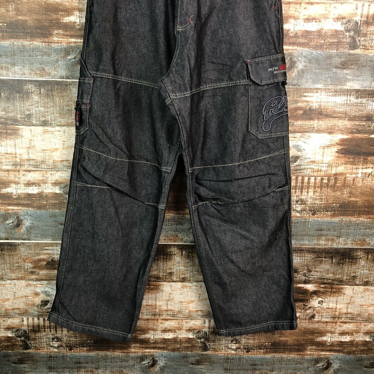 Chance The Rapper PJS Surf Black Cargo Multipocket utility Pants #A2523 Size US 34 / EU 50 - 3 Thumbnail