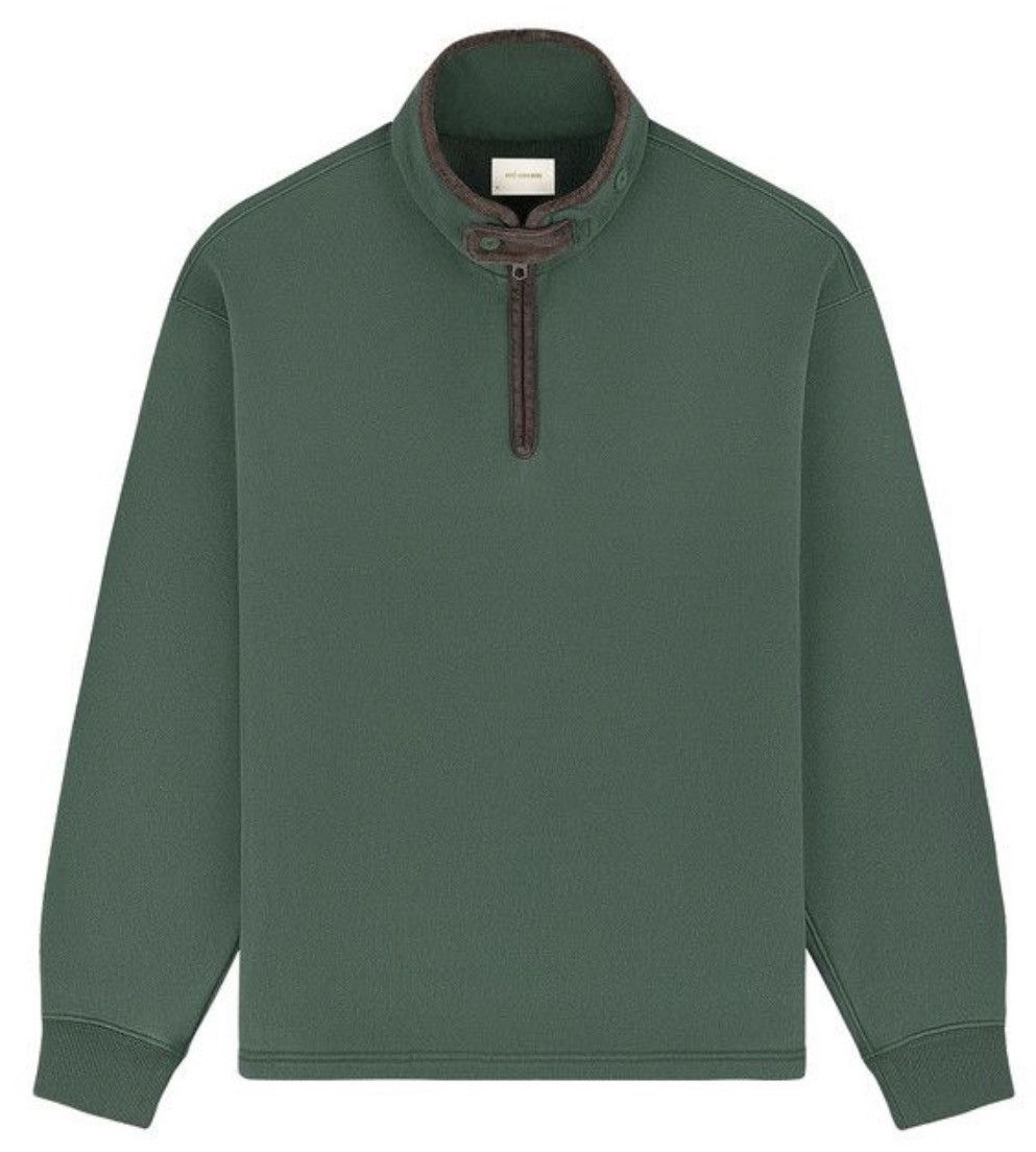 Aime Leon Dore Aimé Leon Dore Heritage Quarter-Zip Pullover 'Jungle Green' Size US L / EU 52-54 / 3 - 1 Thumbnail