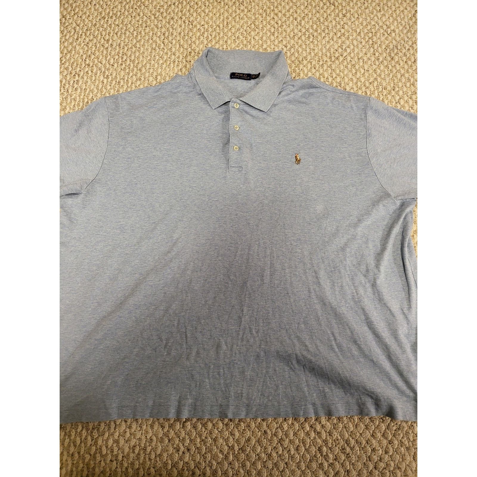 Ralph Lauren Polo Ralph Lauren Men's 3X Blue Golf Short Sleeve Shirt Size US XXL / EU 58 / 5 - 1 Thumbnail