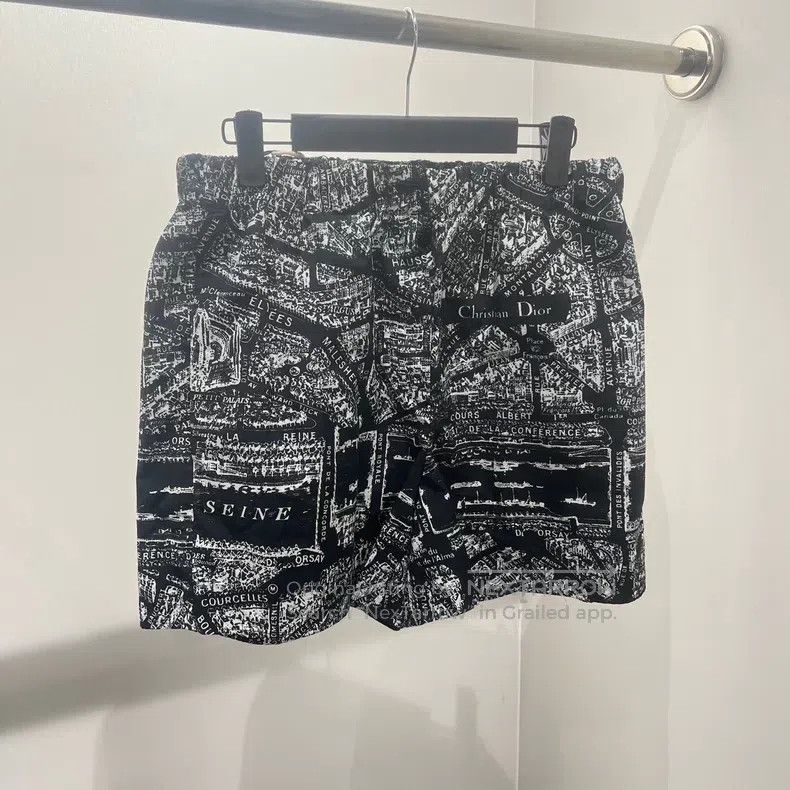Dior Dior 23 Spring and Summer Paris Map Full Print Shorts Size 25" / US 0 / IT 36 - 1 Thumbnail