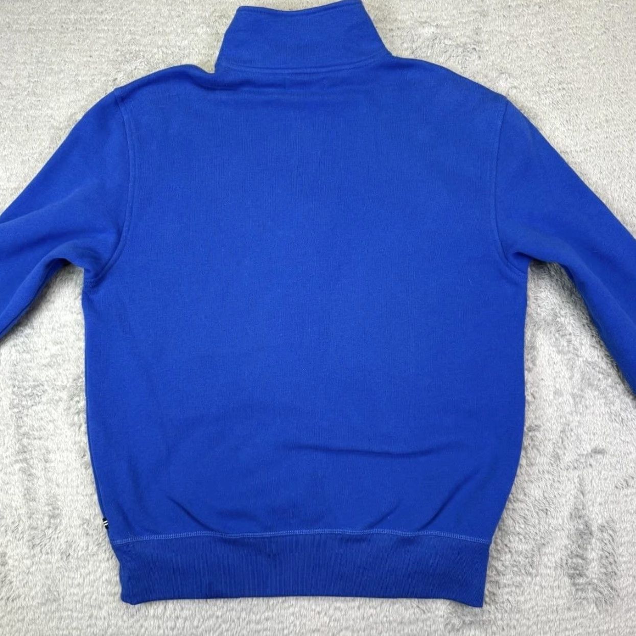 Nautica Nautica Sweatshirt Mens M Blue 1/4 Zip Mock Neck Fleece Lined Pullover Size US M / EU 48-50 / 2 - 7 Thumbnail