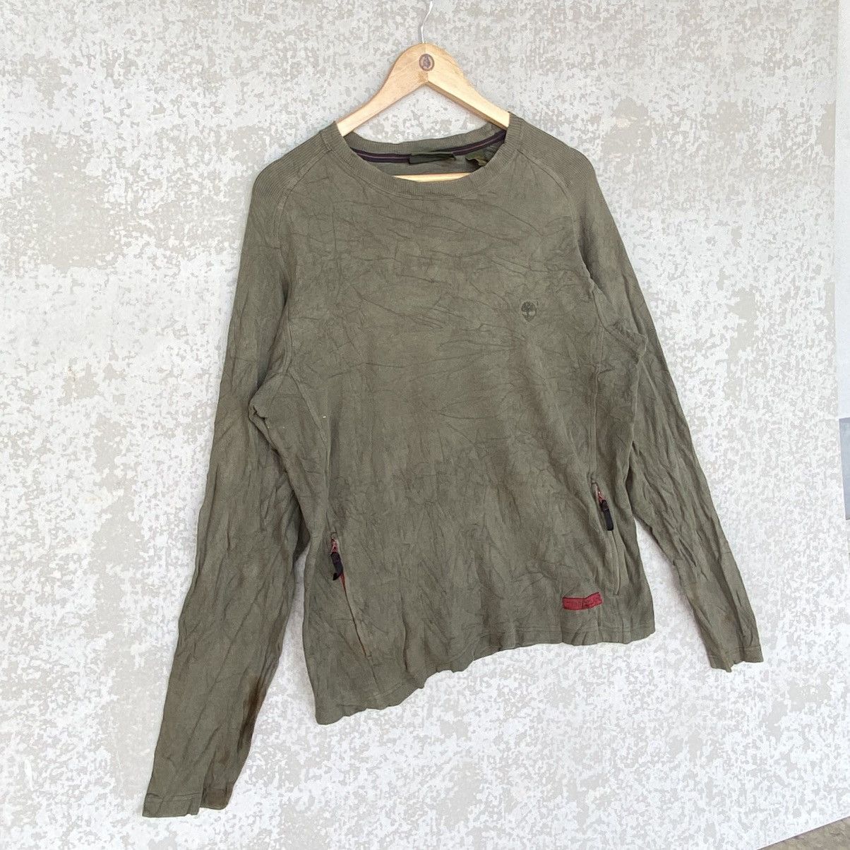 Other Vintage Timberland Long Sleeve T-Shirt Sweatshirt Green Size US S / EU 44-46 / 1 - 3 Thumbnail