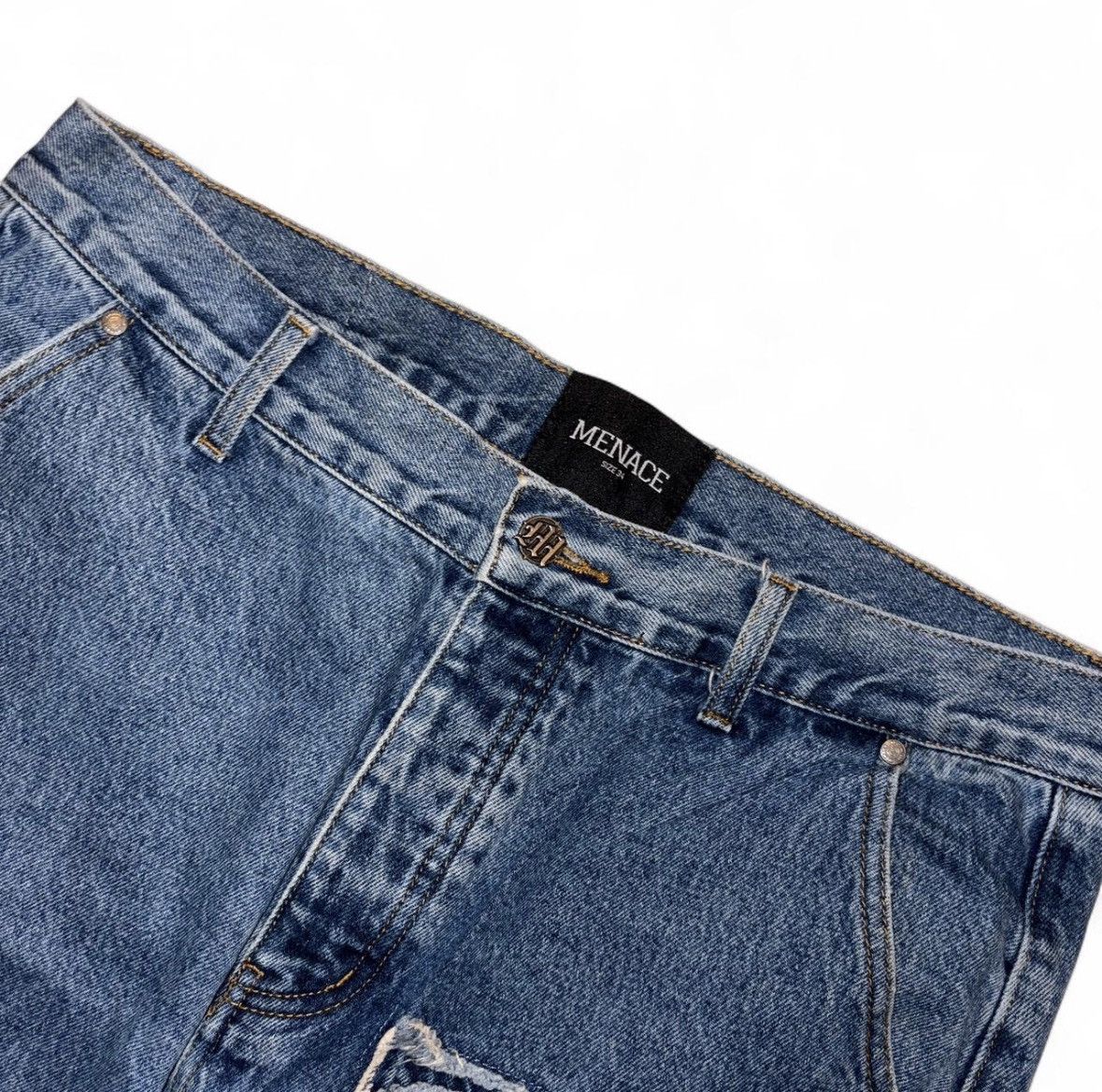 Menace menace stencil jeans Size US 34 / EU 50 - 3 Thumbnail