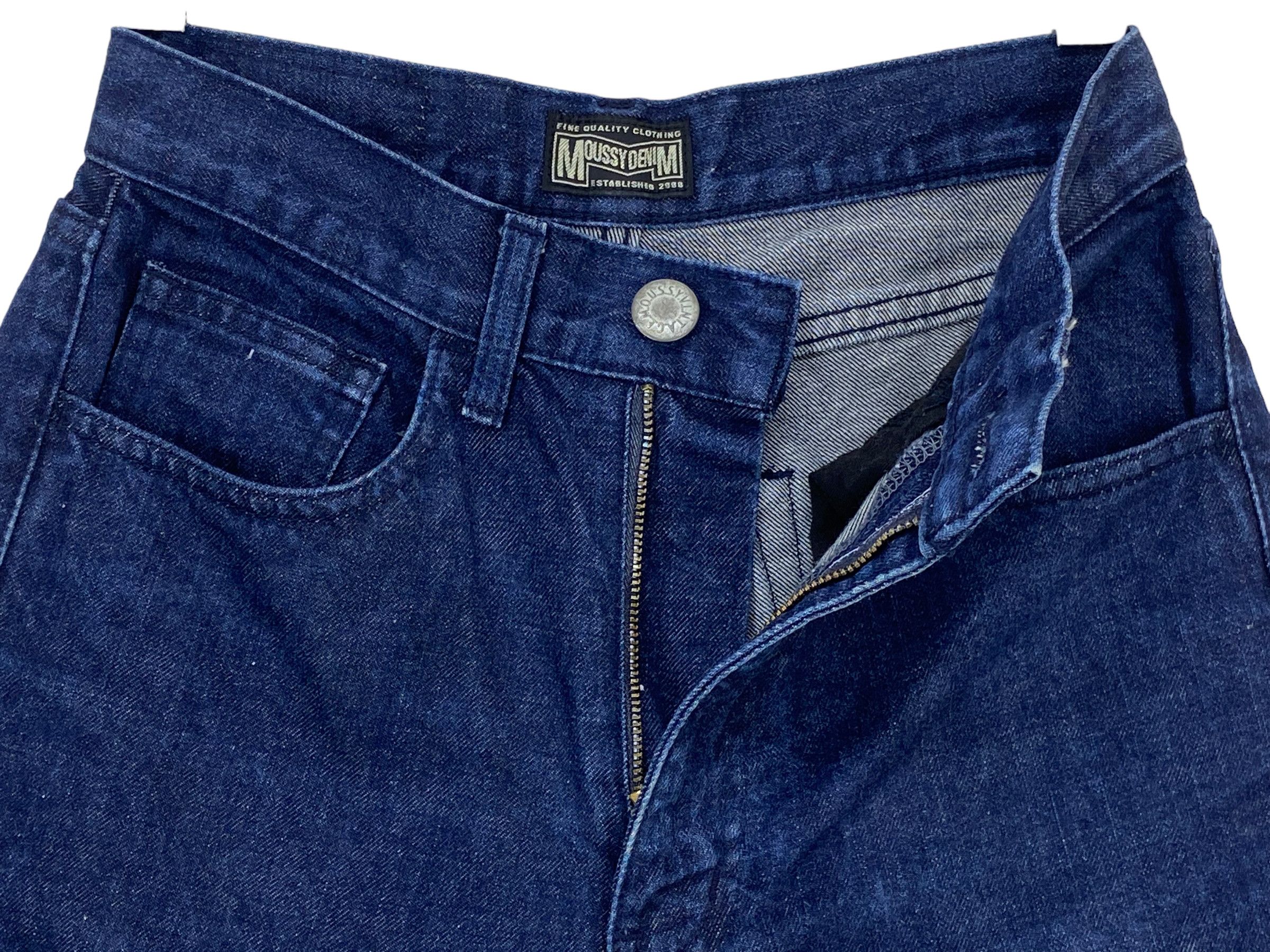 MOUSSY Vintage Moussy Cropped Skinny Jeans - Workwear Denim Pants Size 25" / US 0 / IT 36 - 9 Thumbnail