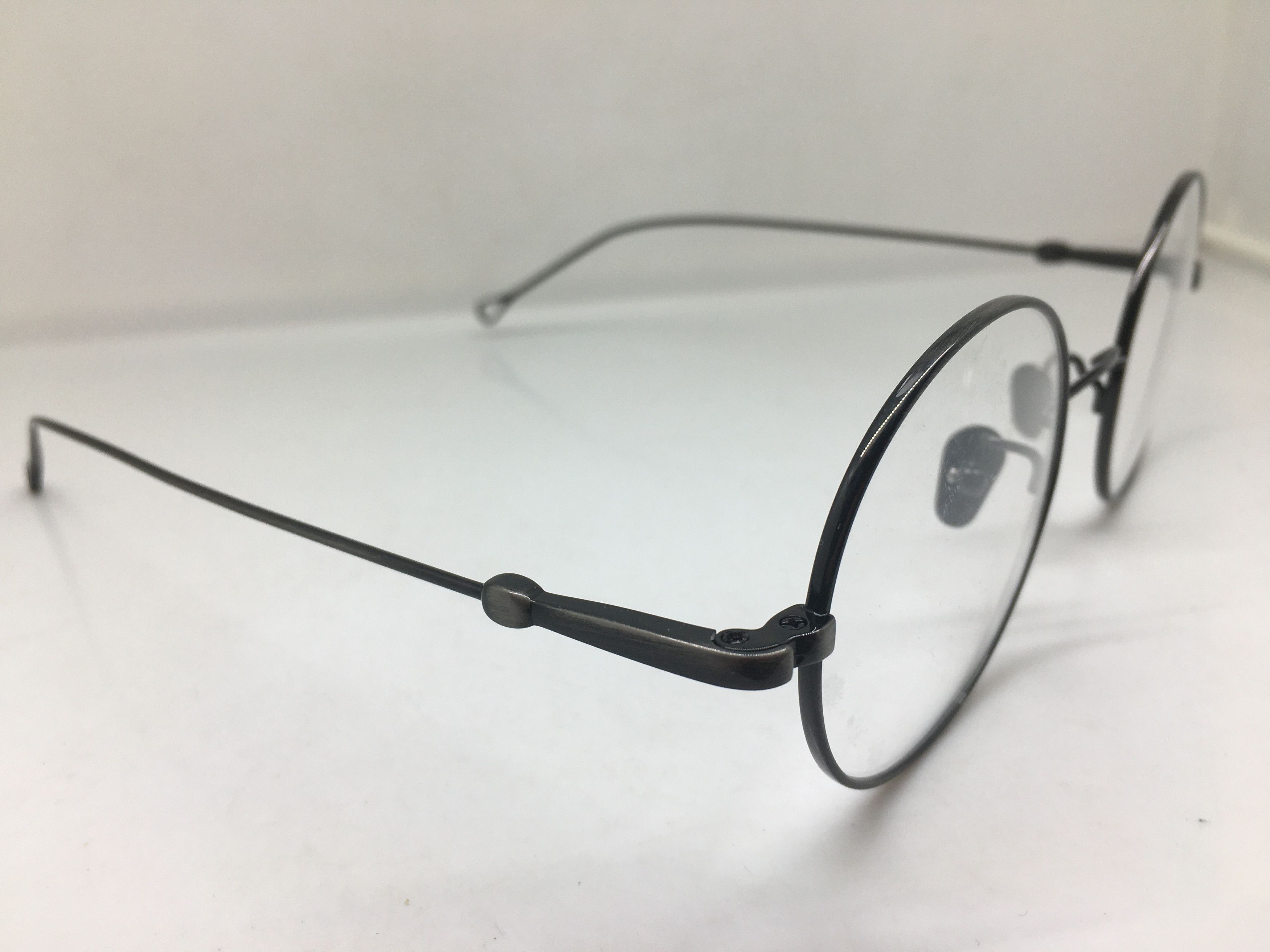 Other Grey Silver Titanium Round Eyeglasses Frame Ivy League Size ONE SIZE - 2 Thumbnail
