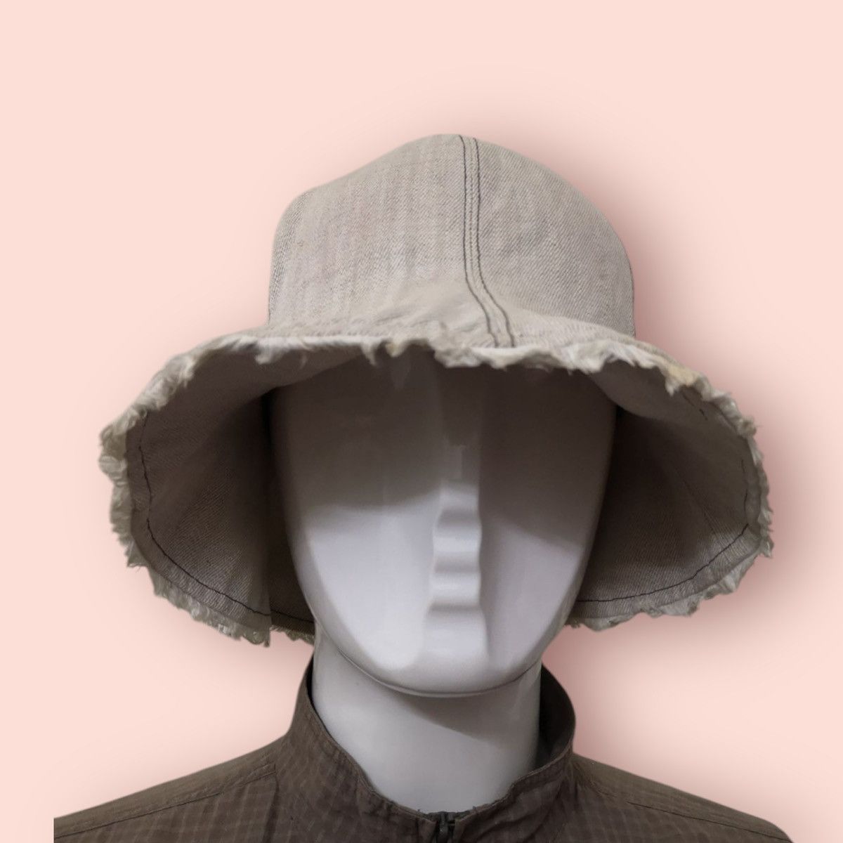 Other RARE DENIM BUCKET HAT JAPAN DESIGNER Size ONE SIZE - 3 Thumbnail