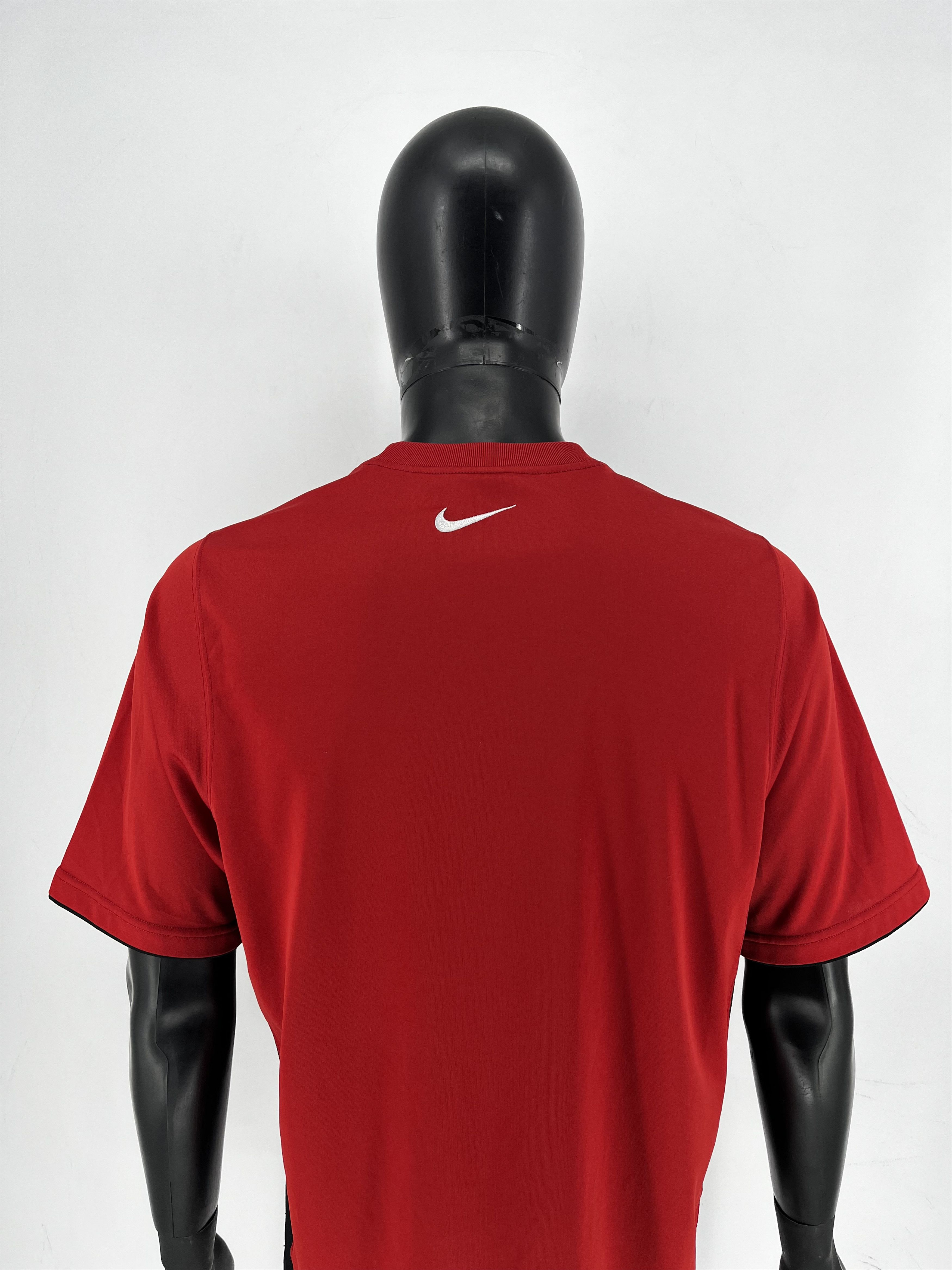 Nike Nike Red Mens Retro Swoosh Football Training Shirt L Size US L / EU 52-54 / 3 - 9 Thumbnail