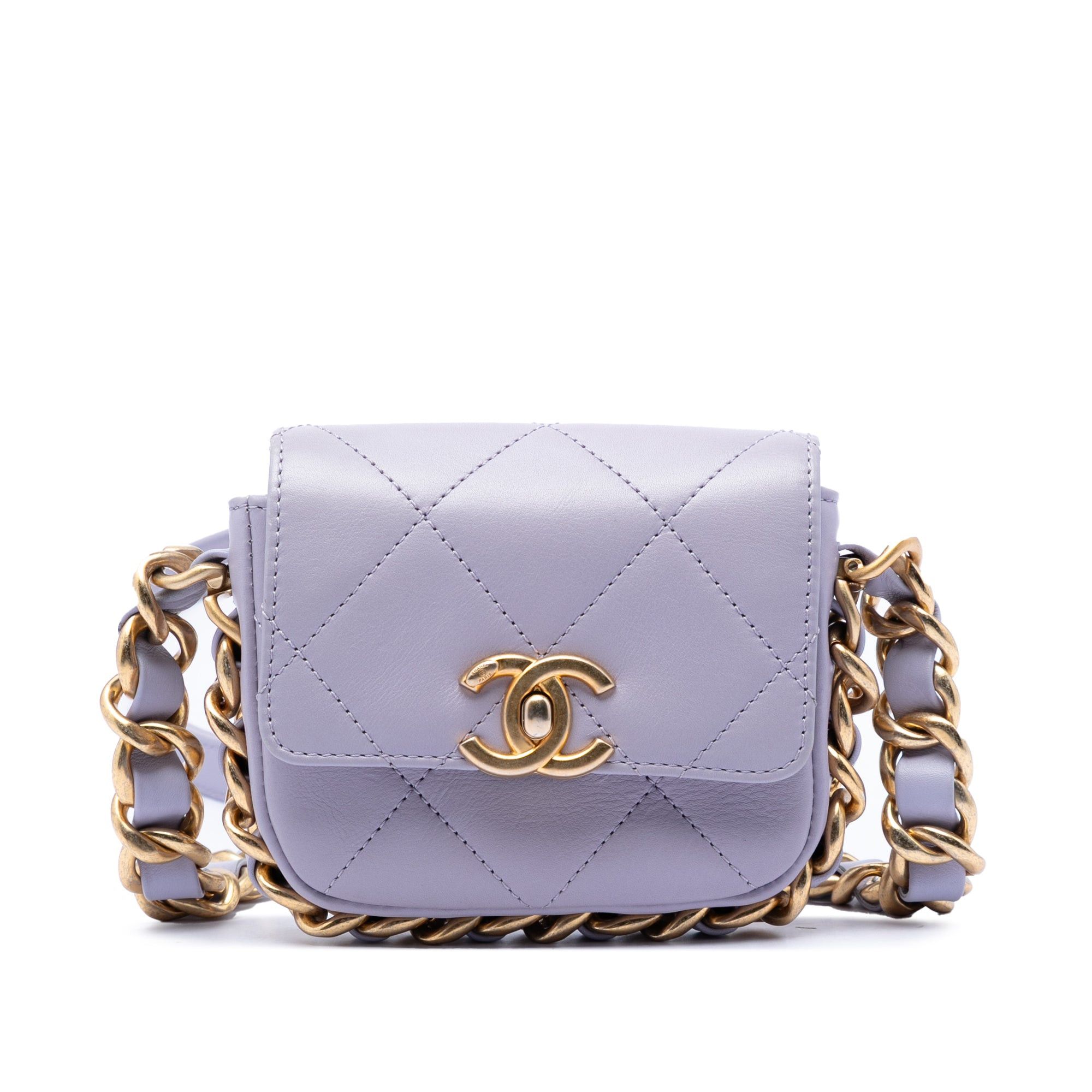 Chanel Mini Quilted Calfskin Framing Chain Flap Size ONE SIZE - 1 Thumbnail