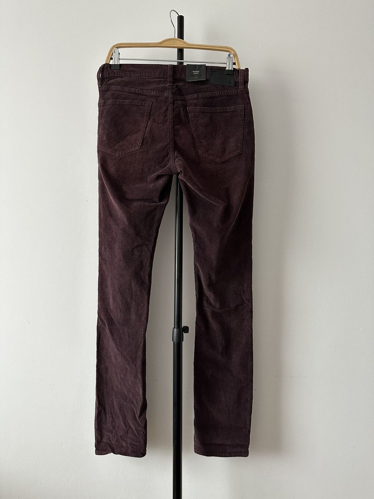 John Varvatos John Varvatos USA Corduroy Pants Burgundy Wight Skinny Fit Size US 30 / EU 46 - 7 Thumbnail