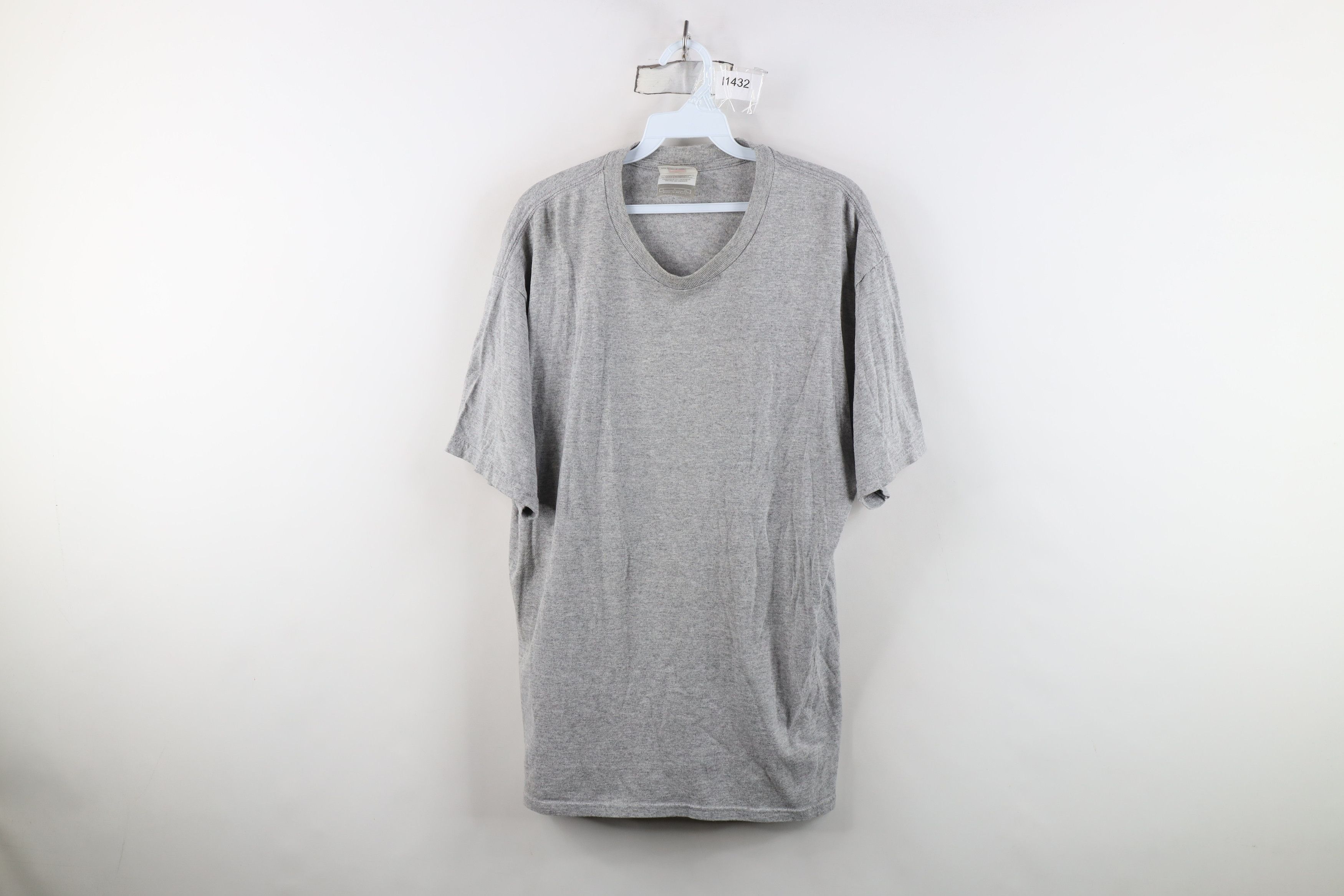 Nike Vintage Y2K Nike Scott Mini Swoosh T-Shirt Heather Gray Size US L / EU 52-54 / 3 - 1 Thumbnail