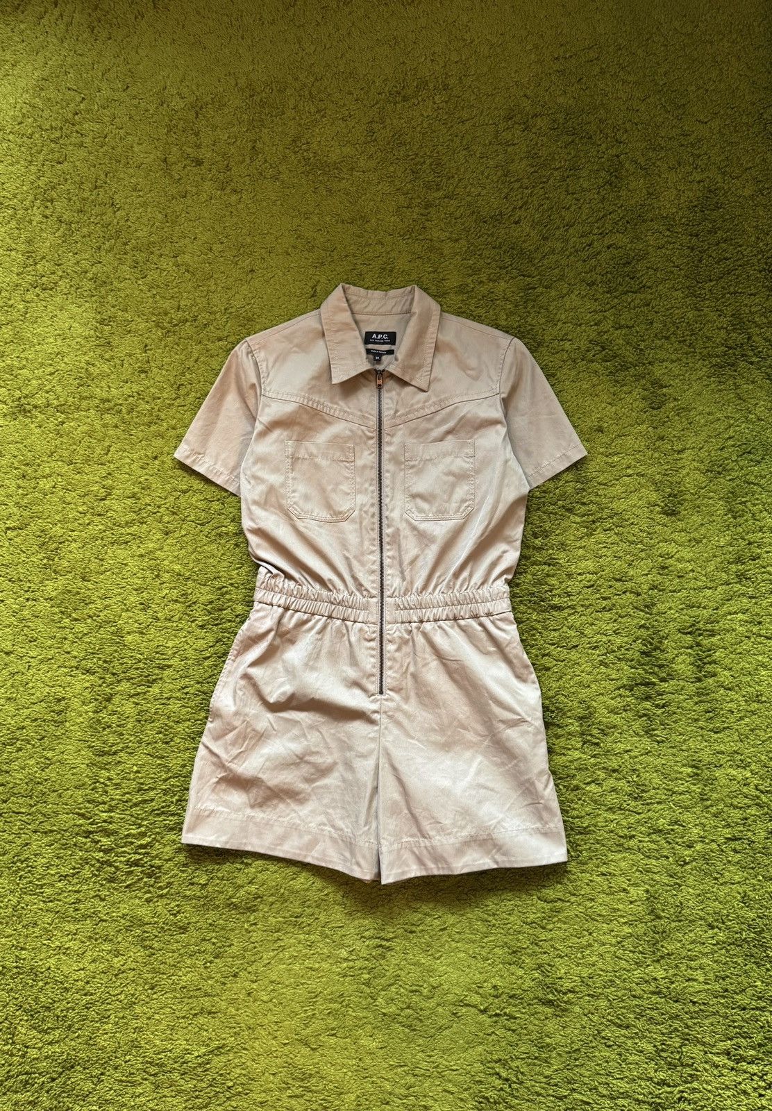 A.P.C. A.P.C. Minimalist zip romper jumpsuit Size S / US 4 / IT 40 - 1 Thumbnail