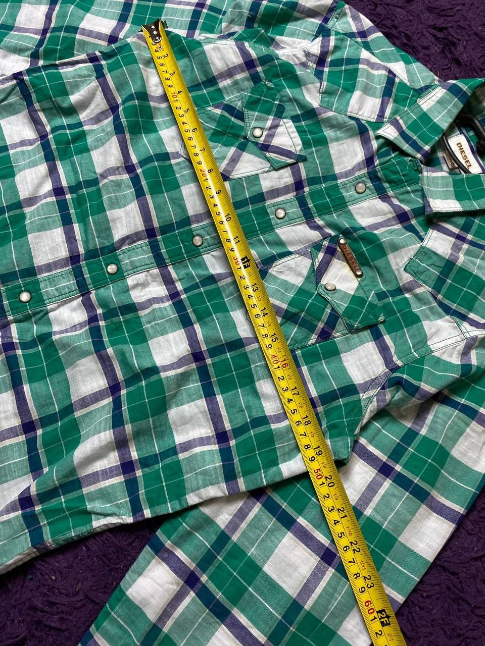 Diesel Print Shirt Diesel Vintage Y2K Streetwear Size US M / EU 48-50 / 2 - 10 Thumbnail