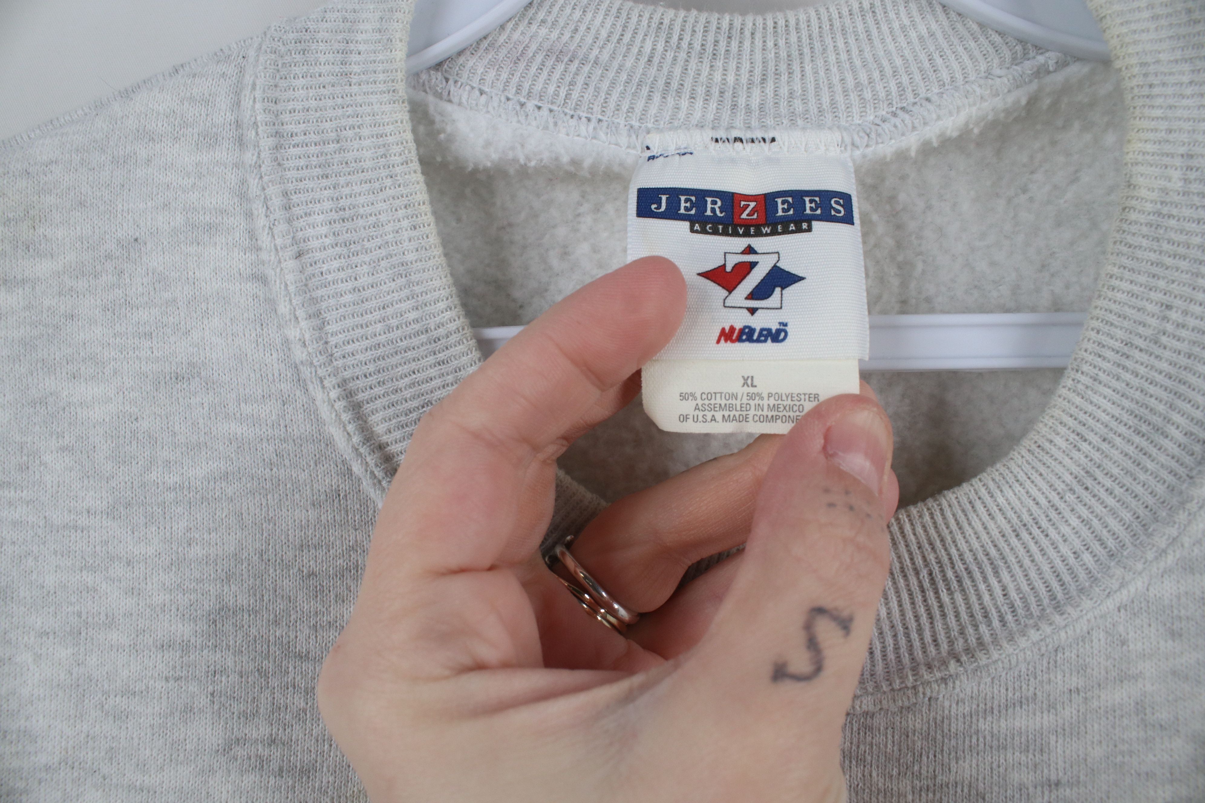 Vintage Vintage 90s Spell Out Special Olympics Ohio Sweatshirt Gray Size US XL / EU 56 / 4 - 10 Thumbnail