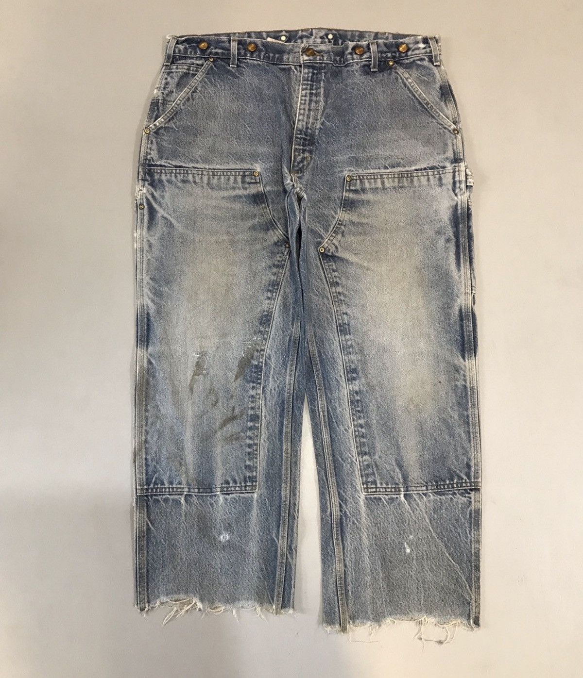 Carhartt Vintage carhartt b136 dst double knee denim Size US 40 / EU 56 - 1 Thumbnail