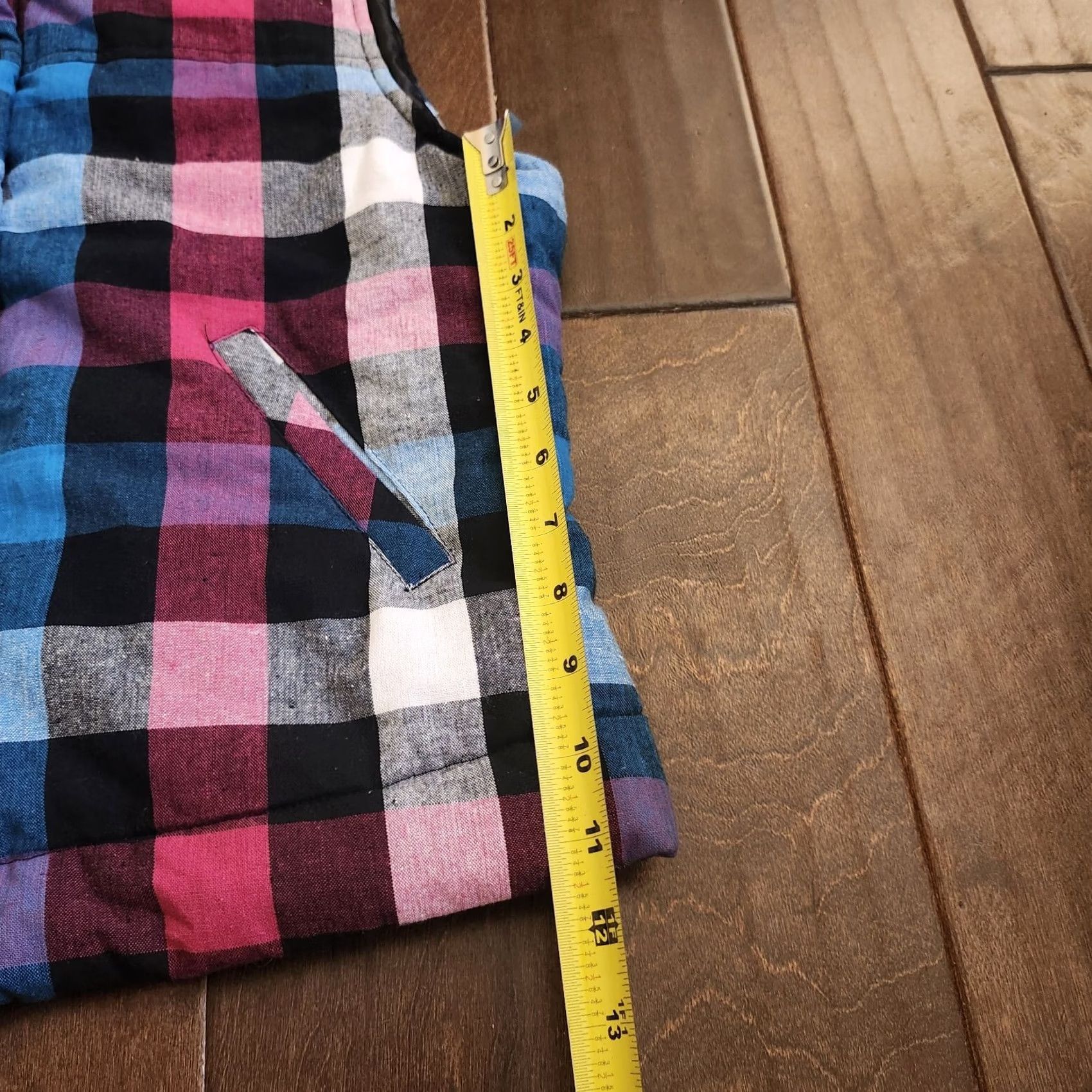 Forever 21 Forever 21 Plaid Jacket Vest - Size L - Multicolor - Junior/Teens - Sleeveless - Regular Fit - Polyester - Jacket Size L / US 10 / IT 46 - 7 Thumbnail