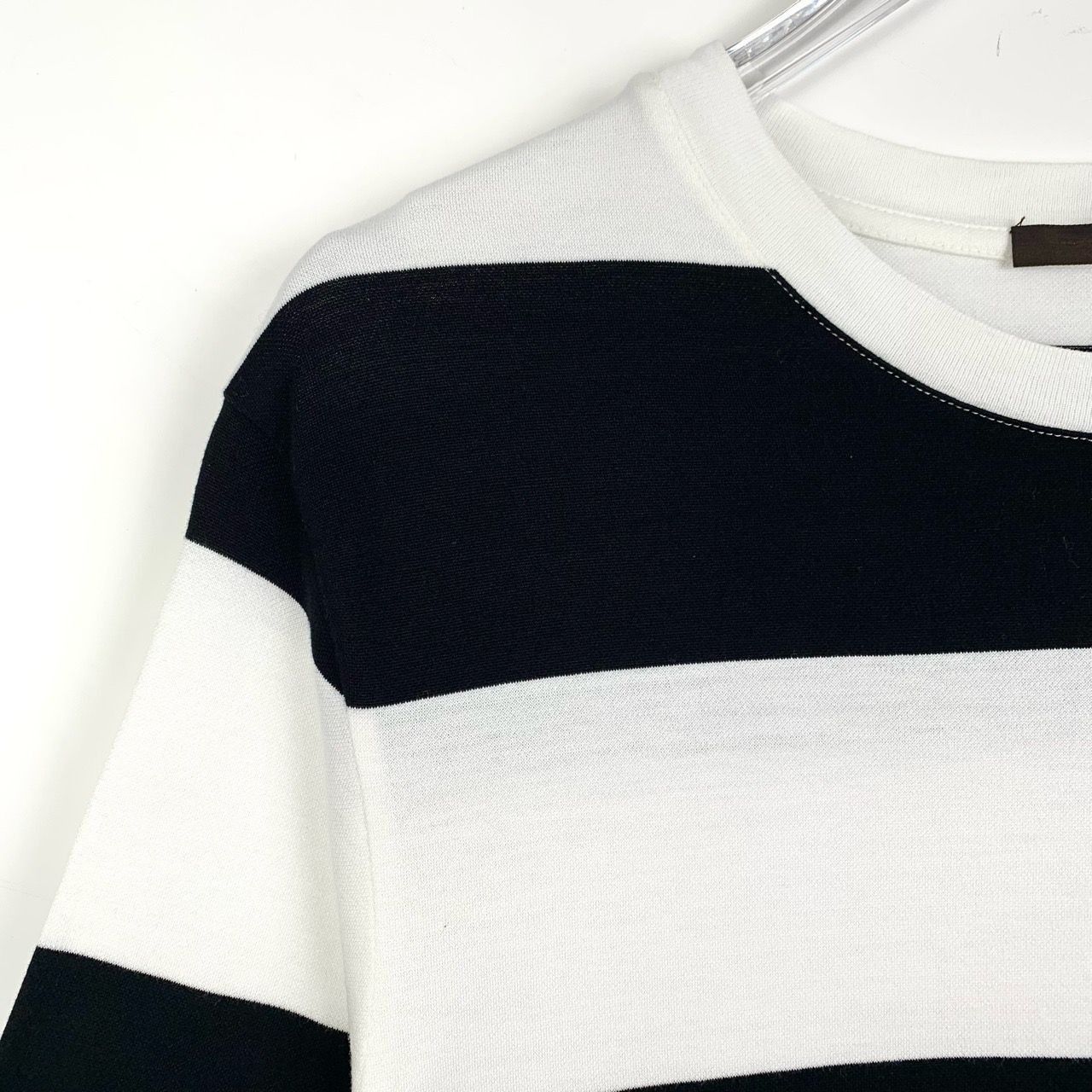 Louis Vuitton Louis Vuitton Logo-Printed Round-Neck Black and White Strip Size US S / EU 44-46 / 1 - 6 Thumbnail