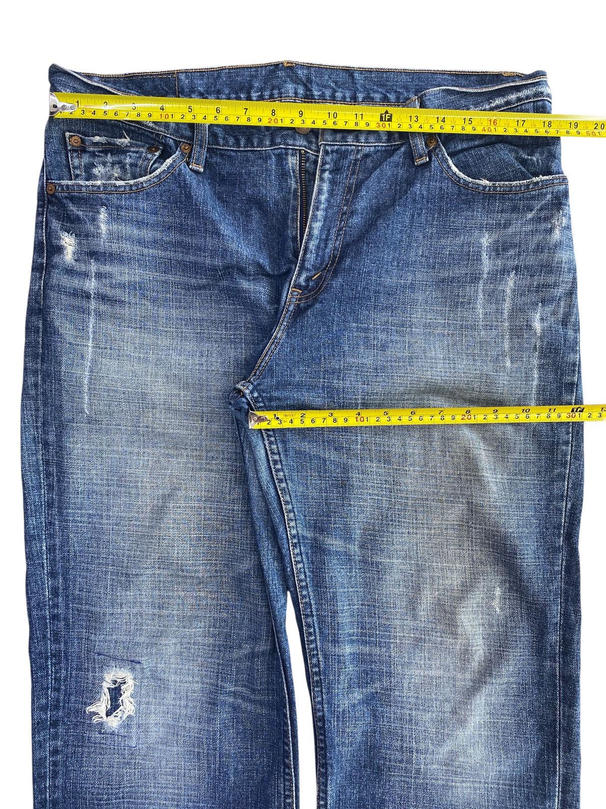 Levi's Levi’s Ripped Faded Wash Style Loose Jeans Size US 36 / EU 52 - 5 Thumbnail