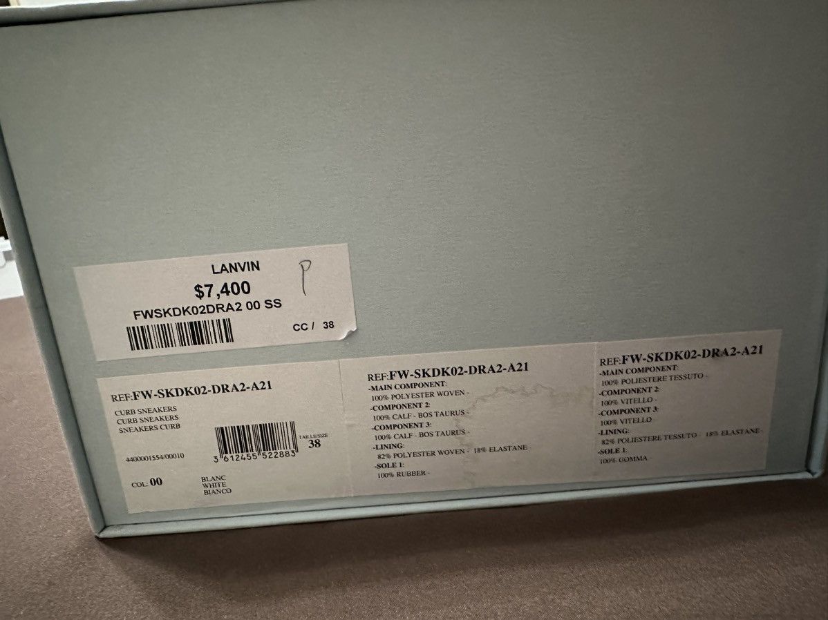 Lanvin Lanvin Curb Sneakers Size US 7 / IT 37 - 7 Thumbnail