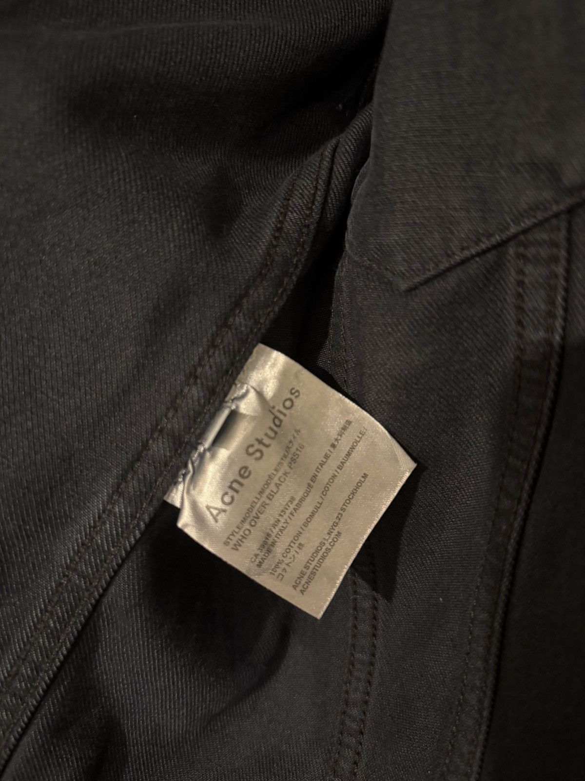 Acne Studios Acne Studios Denim Jacket Size US S / EU 44-46 / 1 - 5 Thumbnail