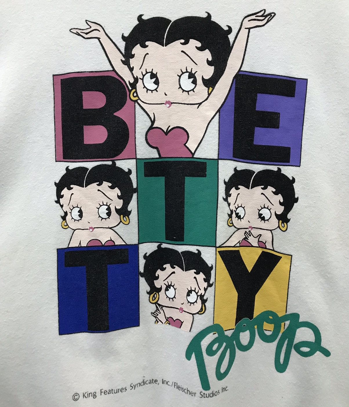 Vintage Vintage Betty Boop Sweatshirt Size US L / EU 52-54 / 3 - 3 Thumbnail