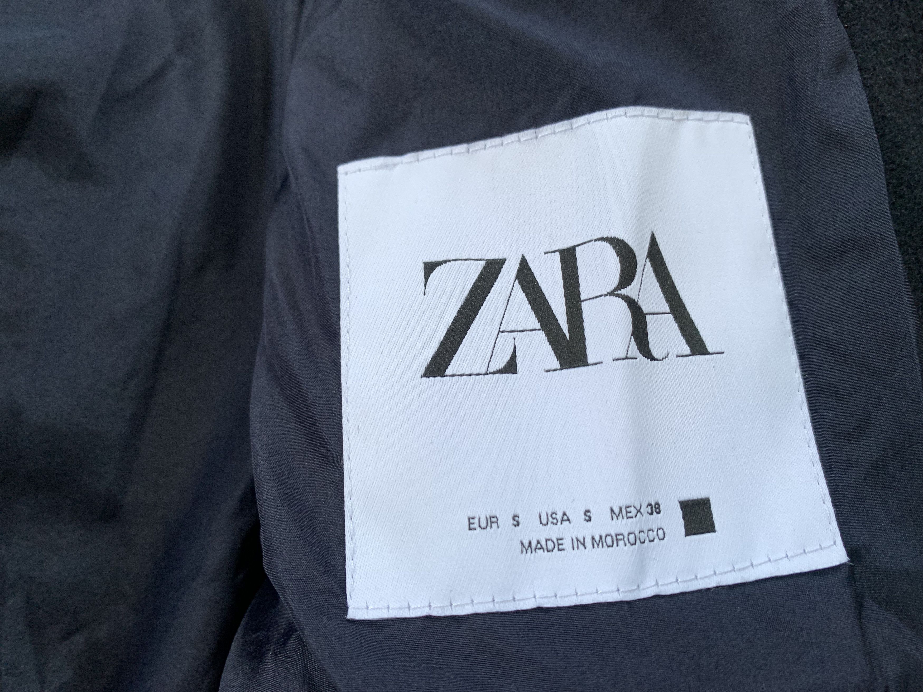 Zara Zara Man Navy Blue Heavy Wool Coat Size US S / EU 44-46 / 1 - 7 Thumbnail