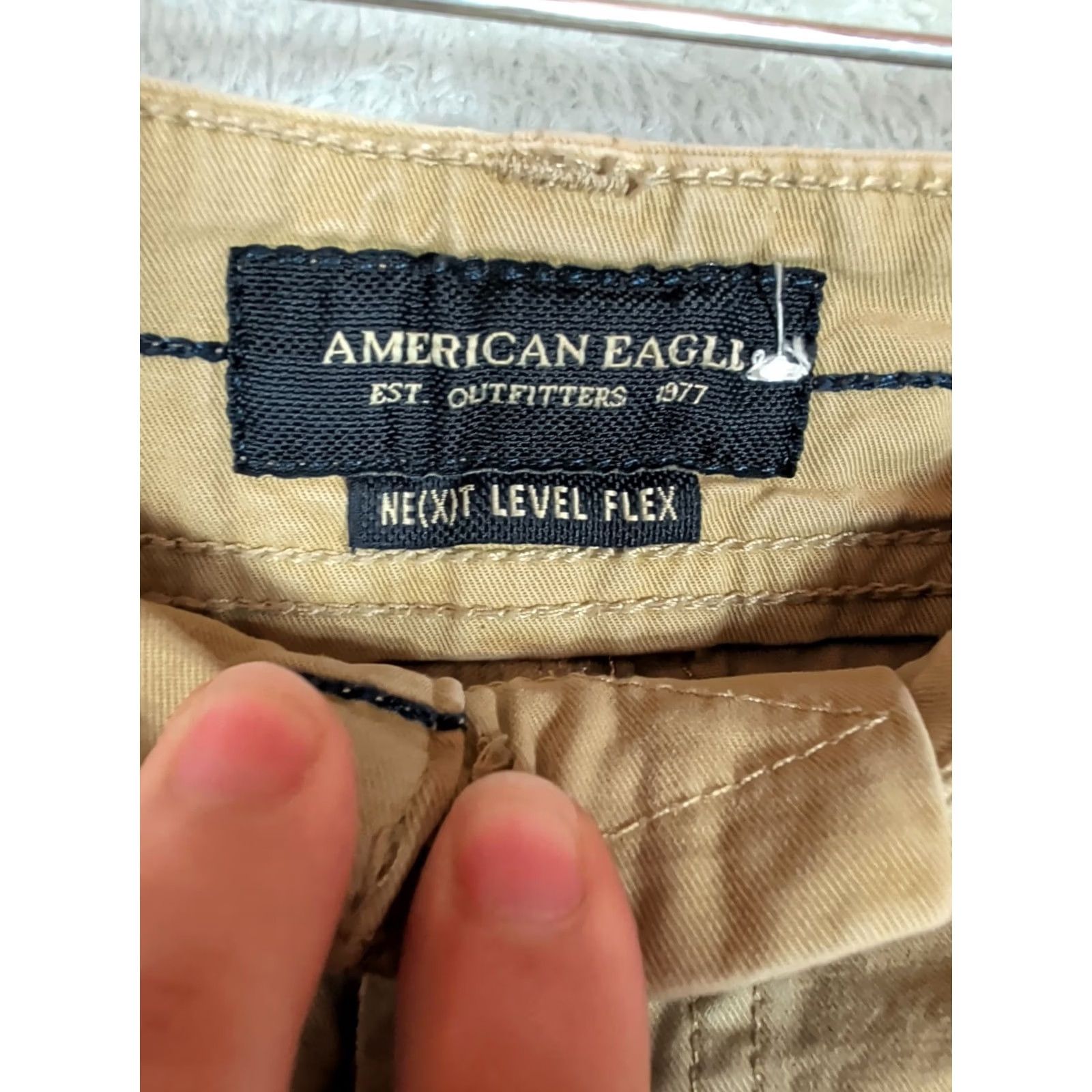 American Eagle Outfitters AMERICAN EAGLE Cargo shorts Mens Sz 26 Kahaki Tan Casual Flex Next Level Size US 26 / EU 42 - 5 Thumbnail