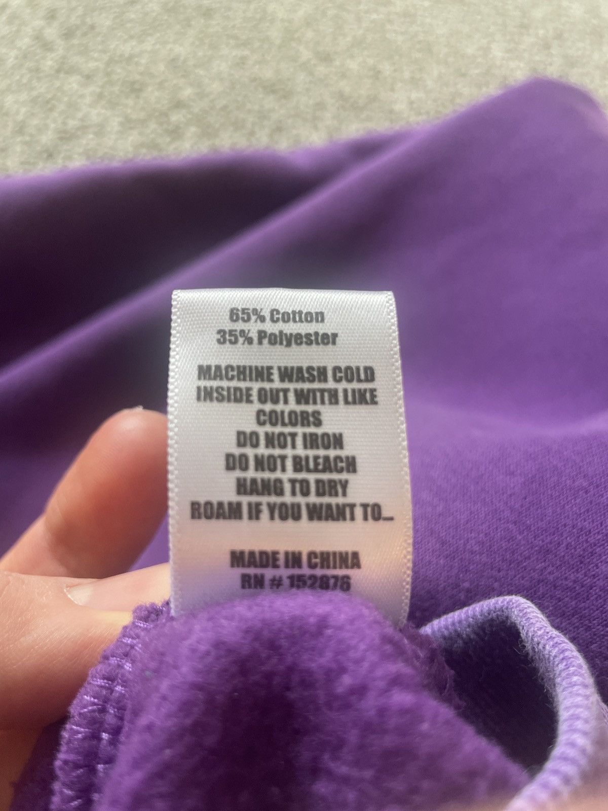 Pleasures Pleasures Sour Washed Crewneck Purple Size US XL / EU 56 / 4 - 4 Thumbnail