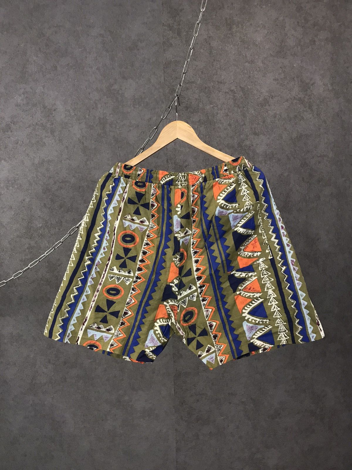 Vintage Crazy art Hawaiian vintage shorts Size US 36 / EU 52 - 6 Thumbnail
