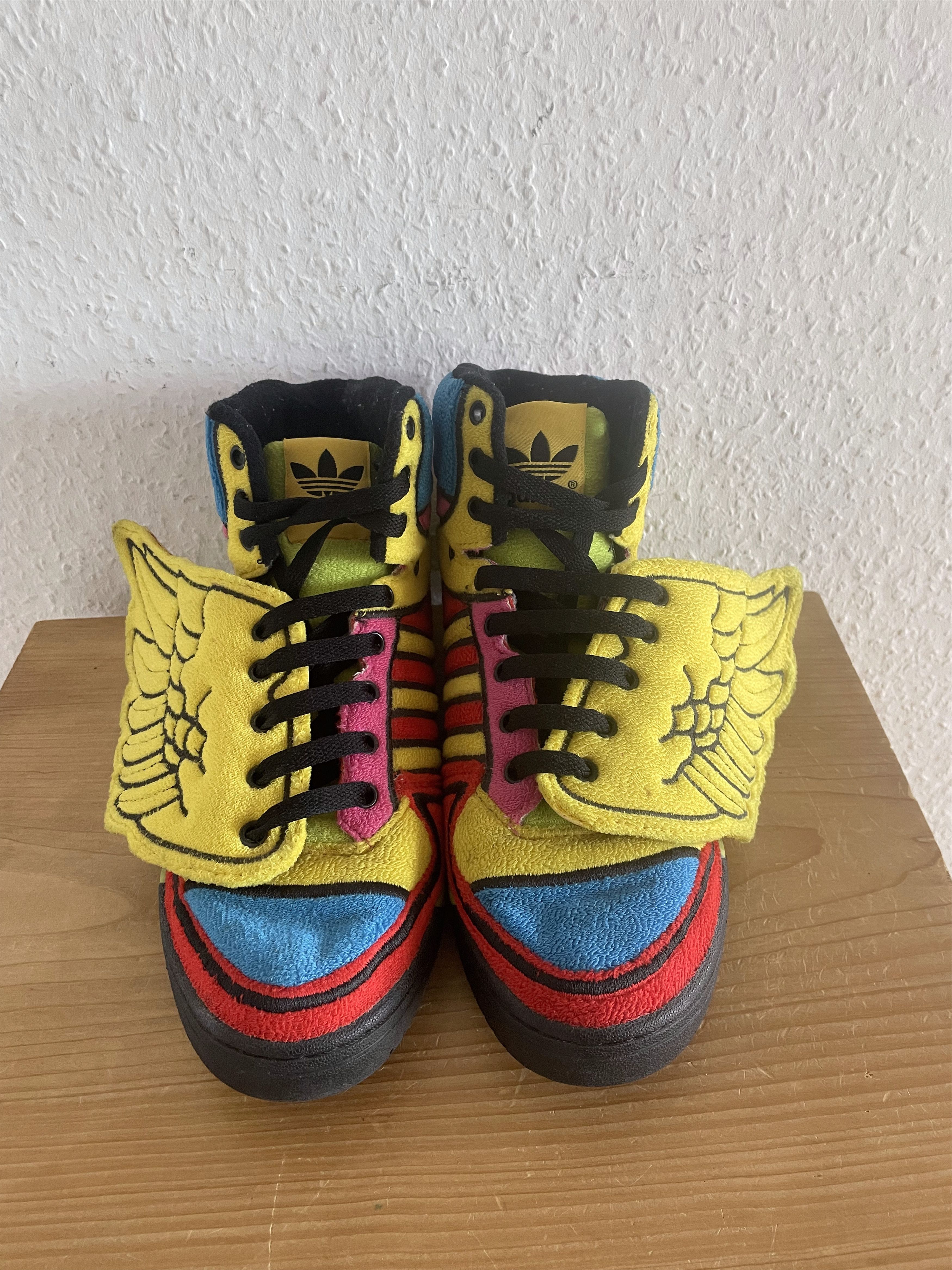 Adidas × Jeremy Scott JS Wings 1.0 Rainbow Fleece Size US 7.5 / EU 40-41 - 2 Thumbnail
