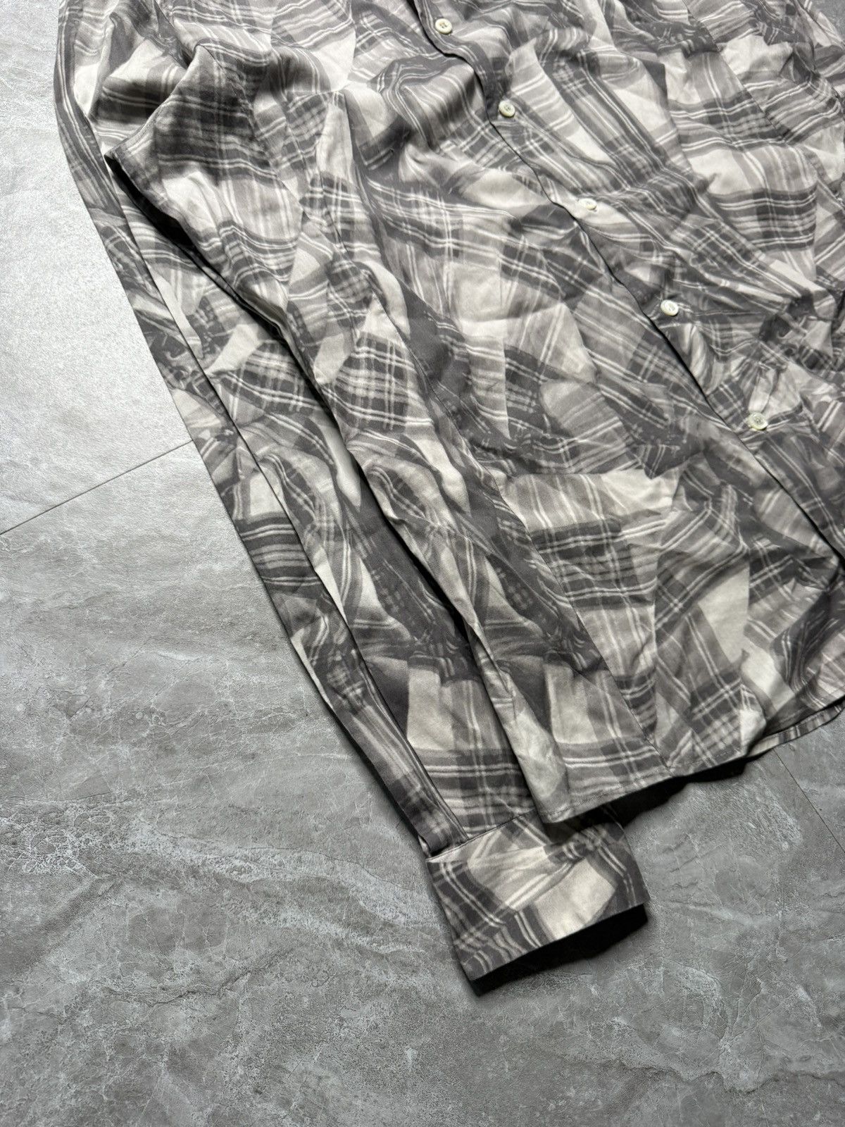 Vivienne Westwood Vivienne Westwood Man S/S 16 Abstract Checkered Print Shirt Size US M / EU 48-50 / 2 - 4 Thumbnail