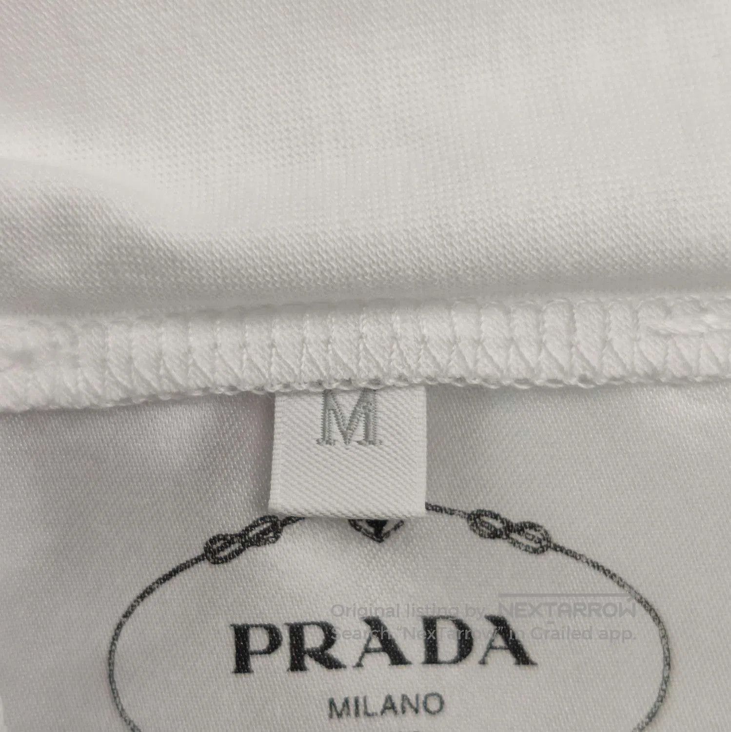 Prada Prada Cotton Short Sleeve T. Size M / US 6-8 / IT 42-44 - 2 Thumbnail