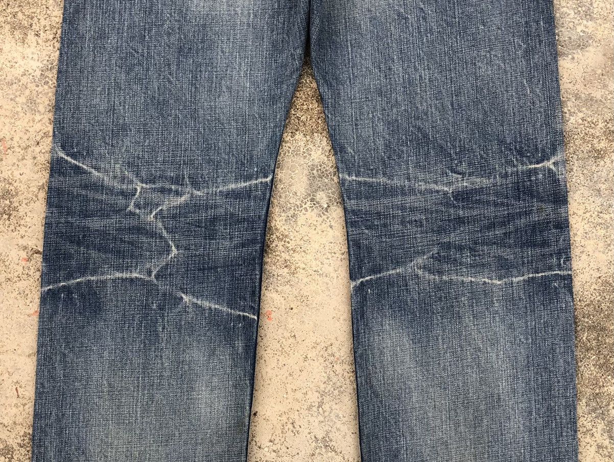 Spellbound Vintage SPELLBOUND Japan Domingo Co. Distressed Denim Pant Size US 34 / EU 50 - 9 Thumbnail