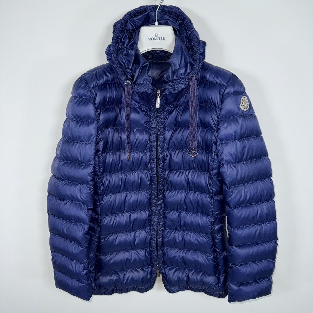 Moncler Moncler Mayotte Women’s Down Puffer Jacket Size 3 (M) Blue Size M / US 6-8 / IT 42-44 - 1 Thumbnail