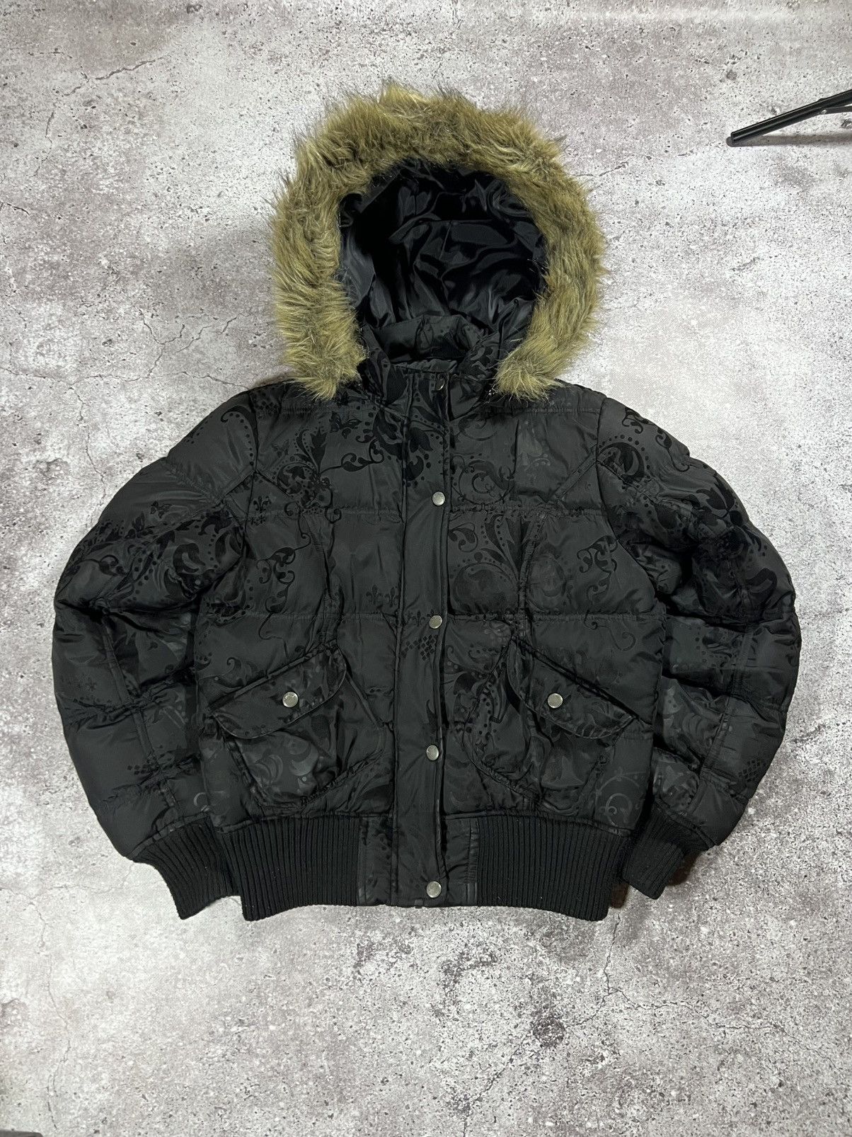 Japanese Brand Vintage Japanese G.O.A Style Fur Bomber Jacket Size US S / EU 44-46 / 1 - 3 Thumbnail